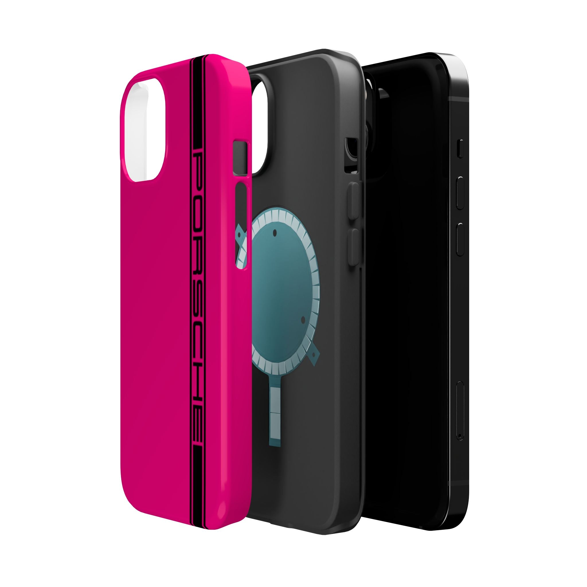 Porsche Rubystar colored inspired Magnetic Tough Cases