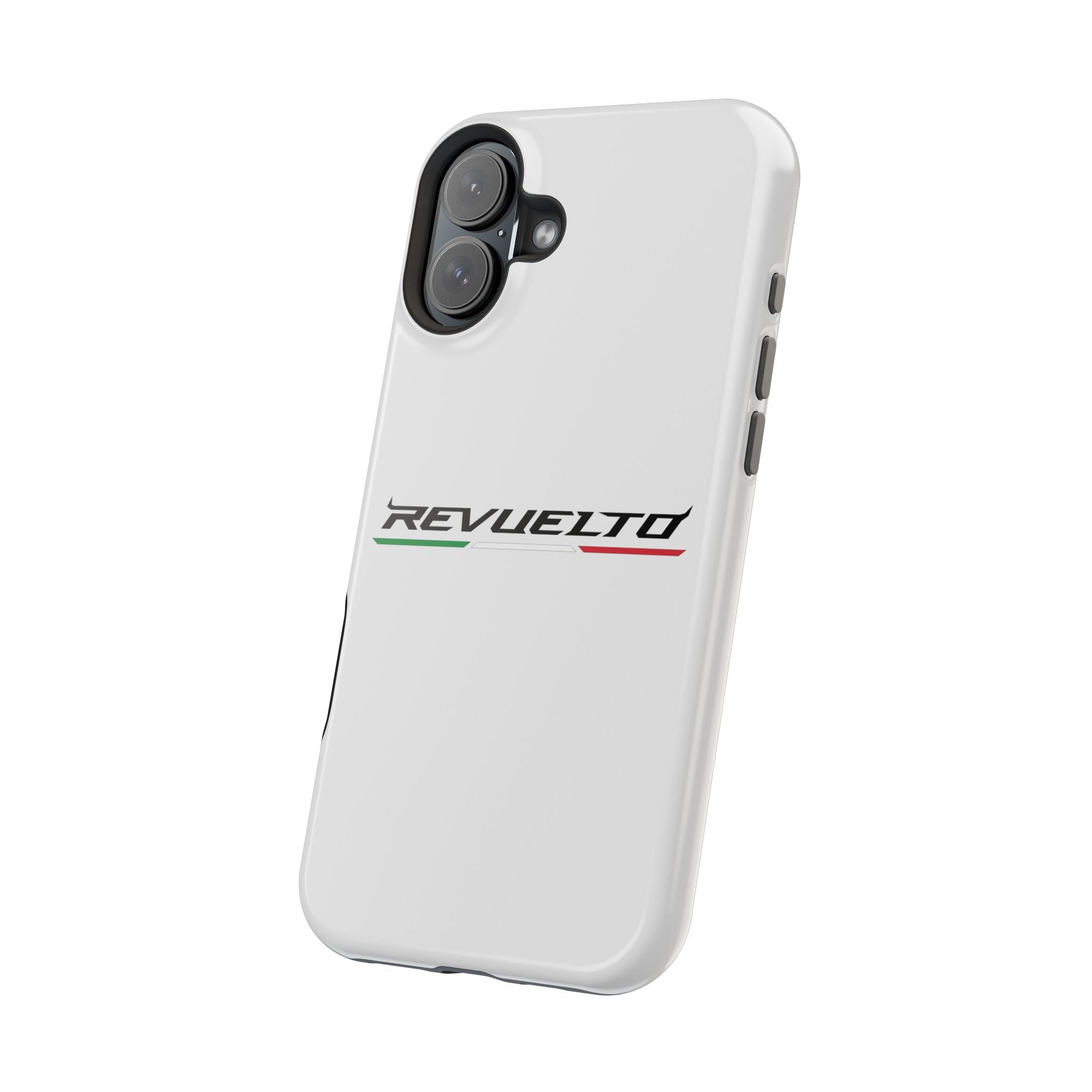 Lamborghini Revuelto White inspired Magnetic Tough Cases