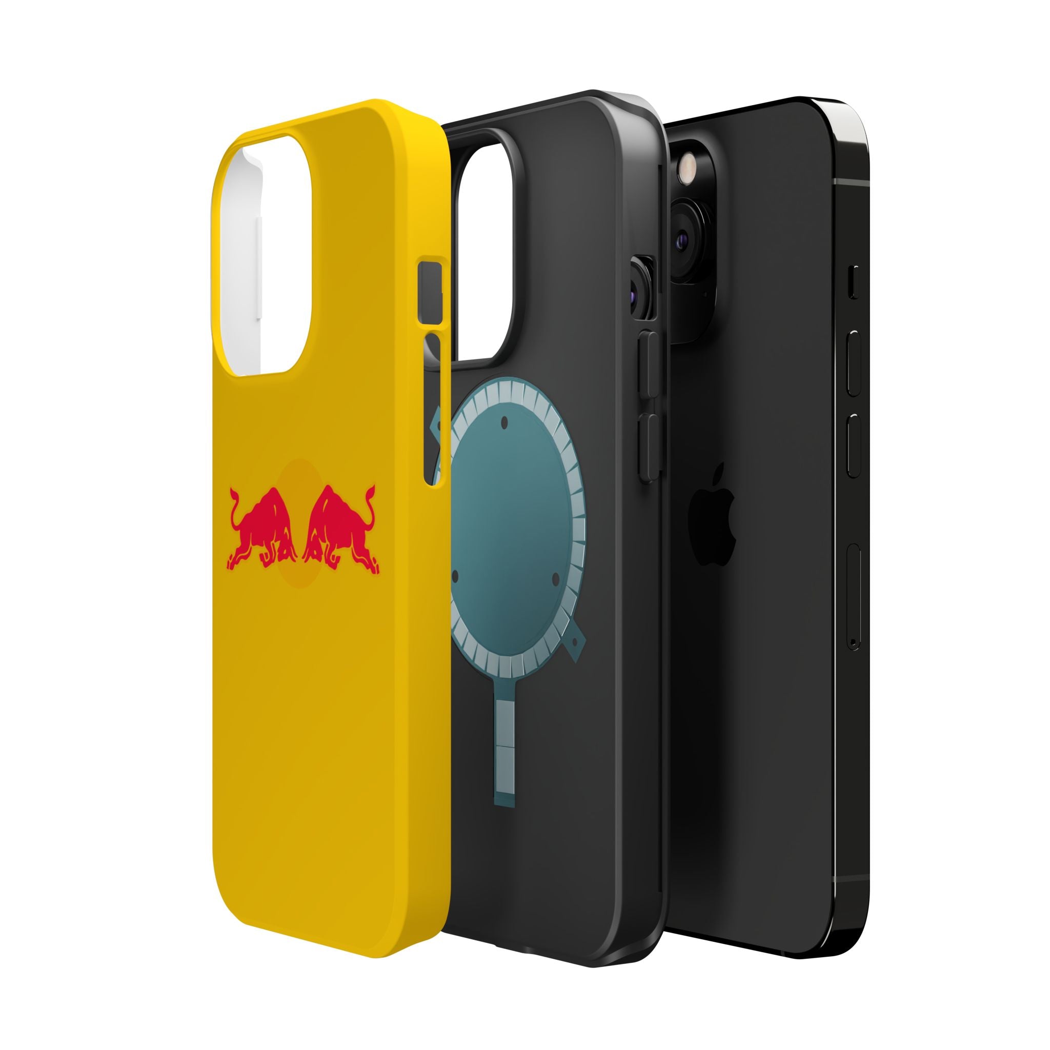Red Bull yellow inspired Magnetic Tough Cases