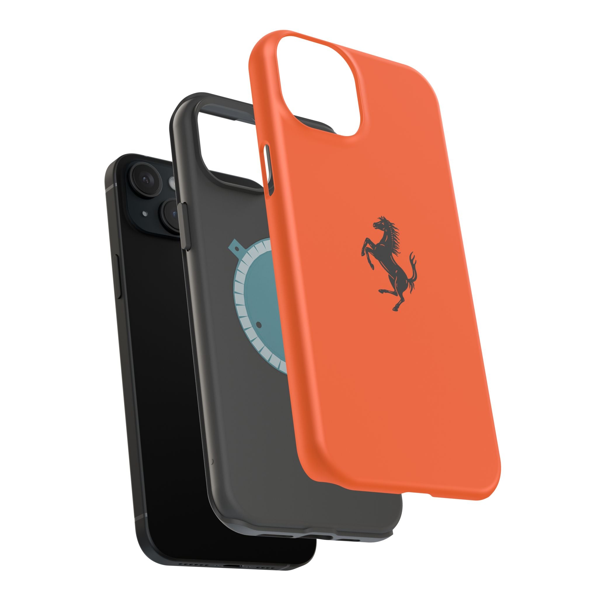Ferrari horse Rosso Dino inspired Magnetic Tough Cases