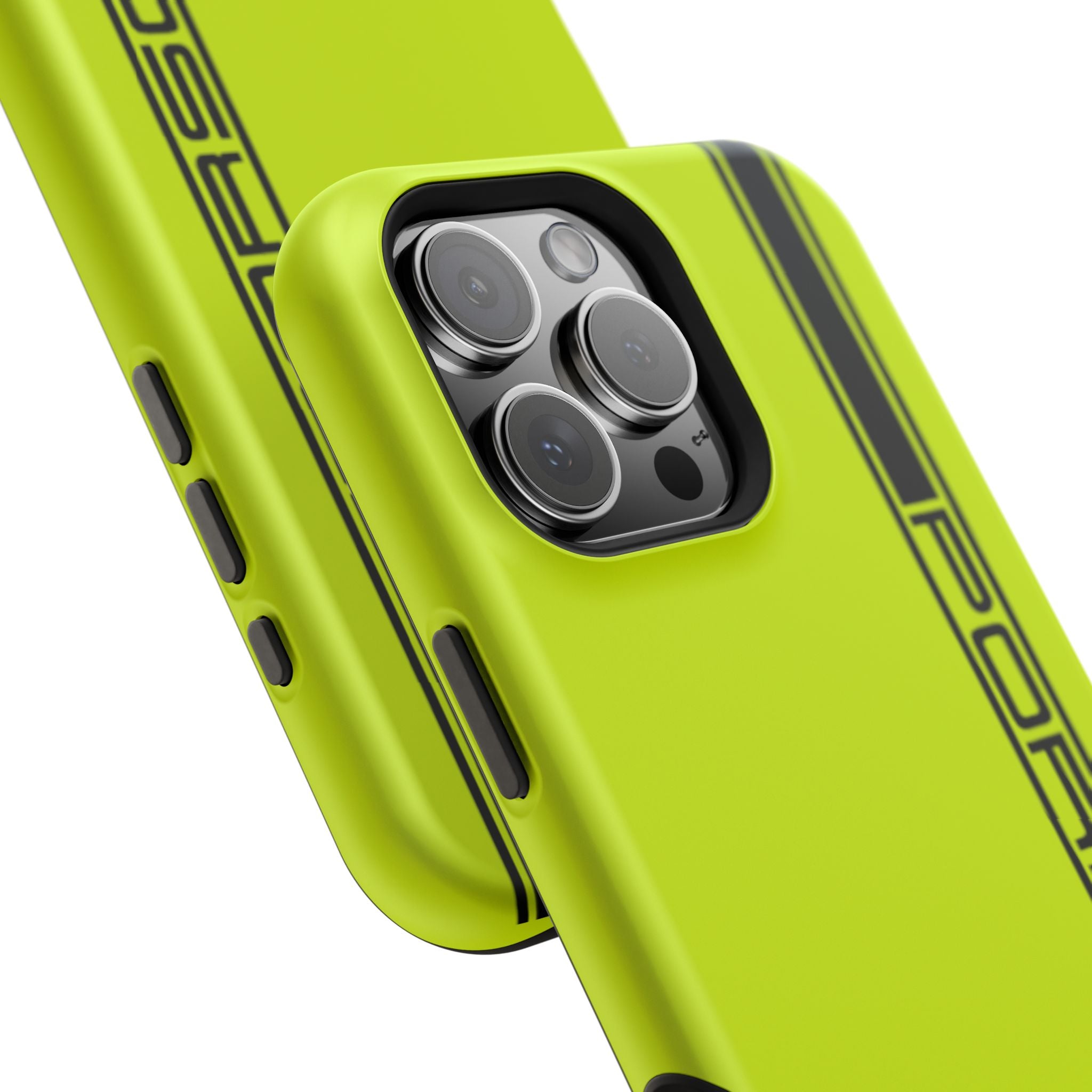 Porsche Acid Green Magnetic Tough Cases
