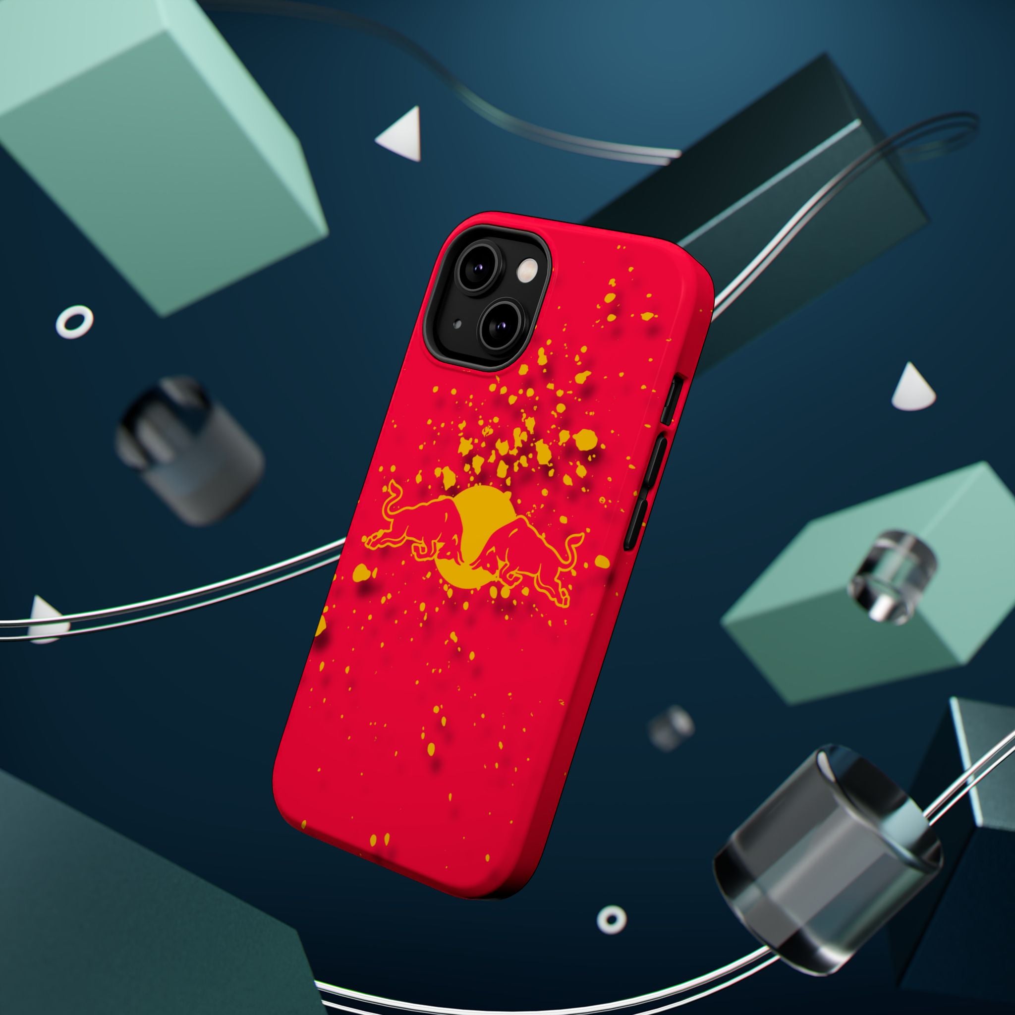 Red Bull with yellow splash inspired Magnetic Tough Cases