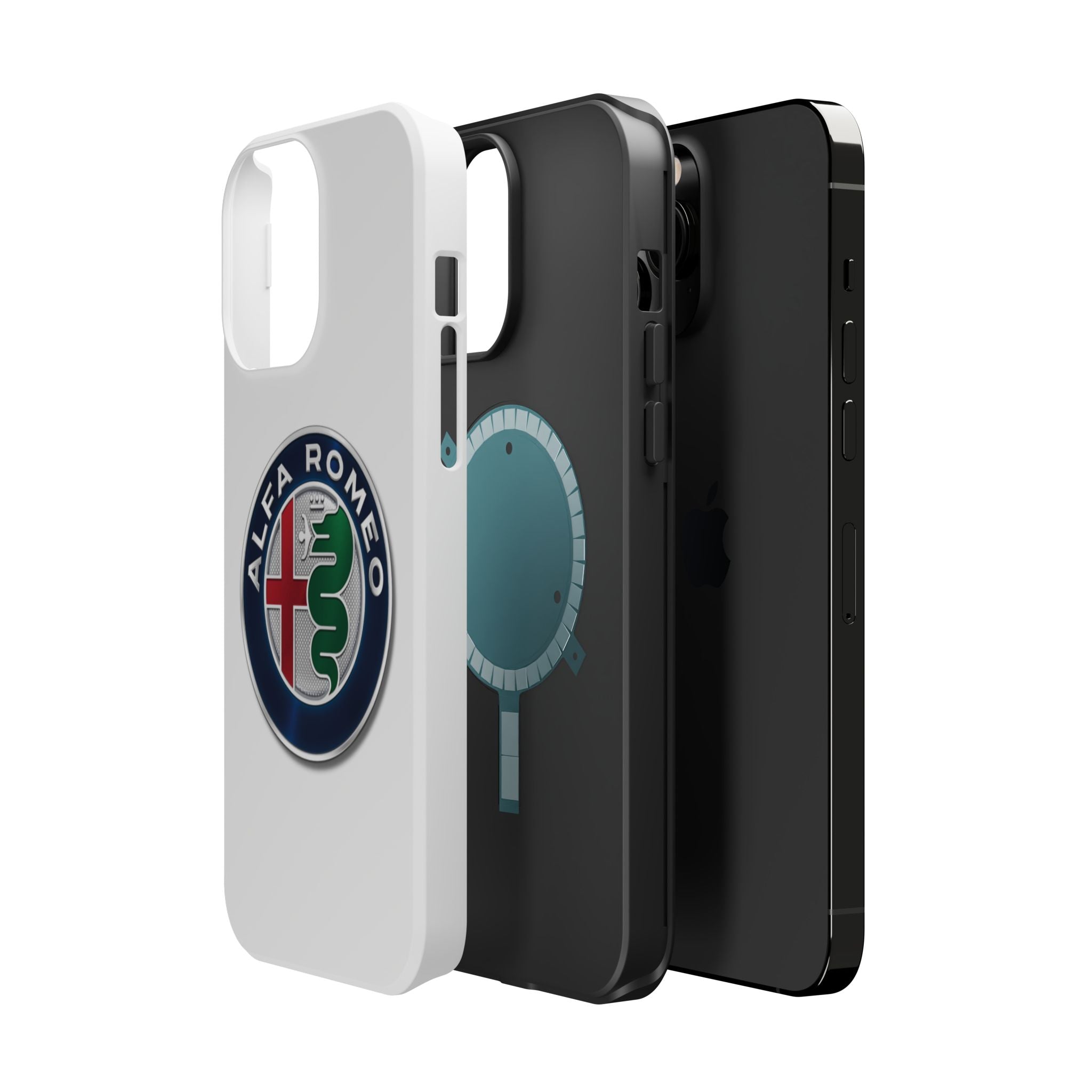 Alfa Romeo White Magnetic Tough Cases