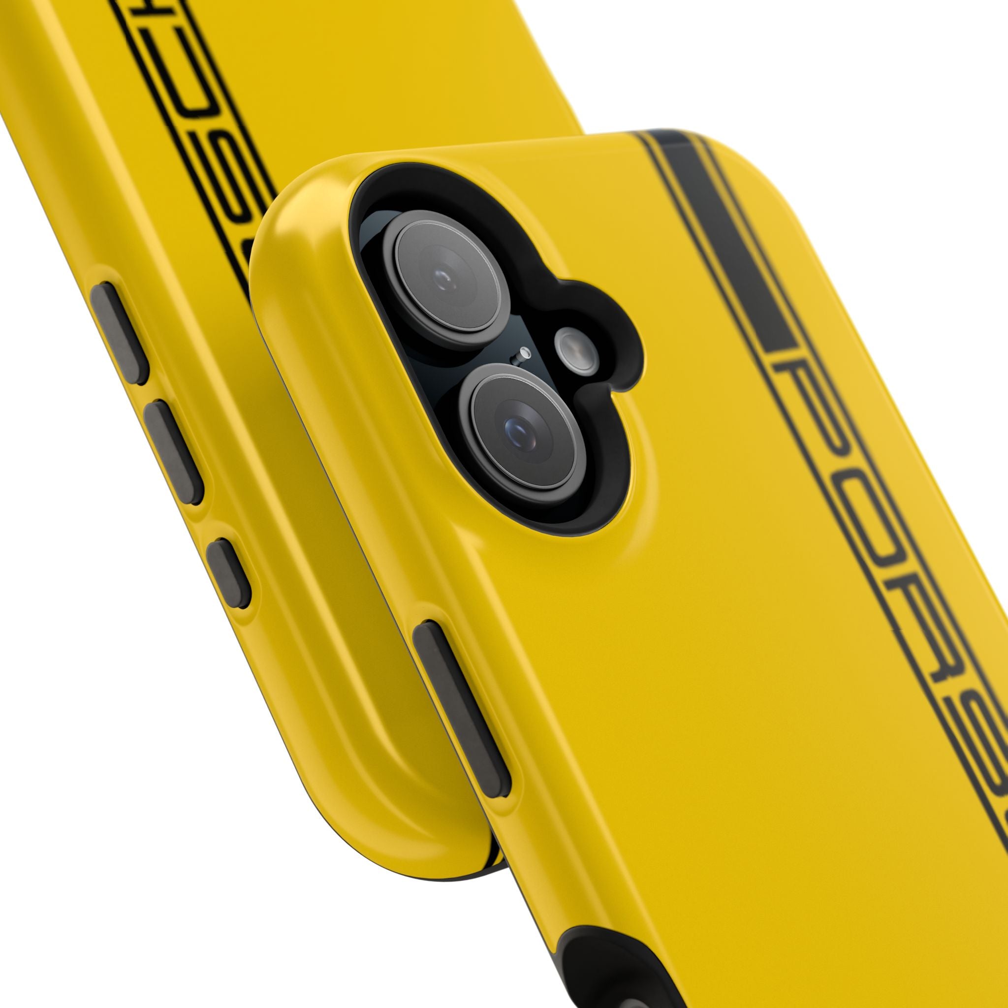 Porsche Speed yellow inspired Magnetic Tough Cases
