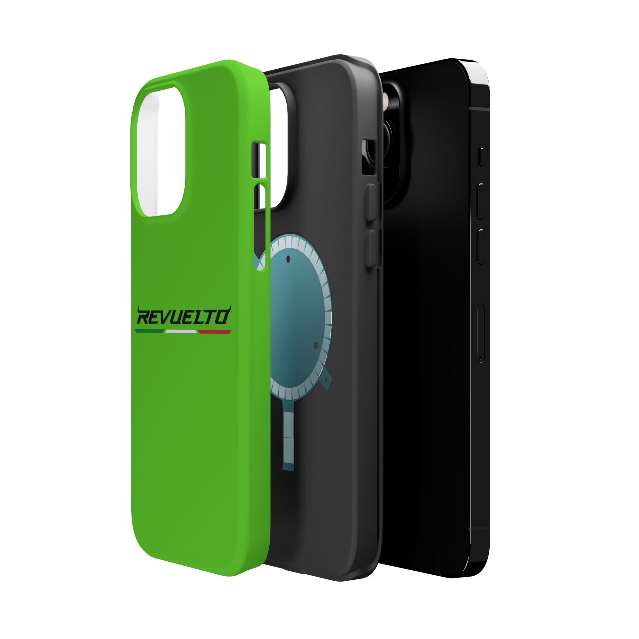 Lamborghini Revuelto Green inspired Magnetic Tough Cases