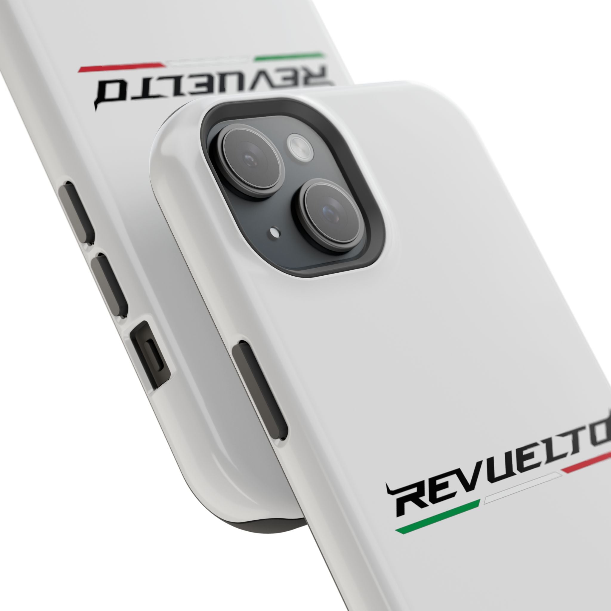 Lamborghini Revuelto White inspired Magnetic Tough Cases