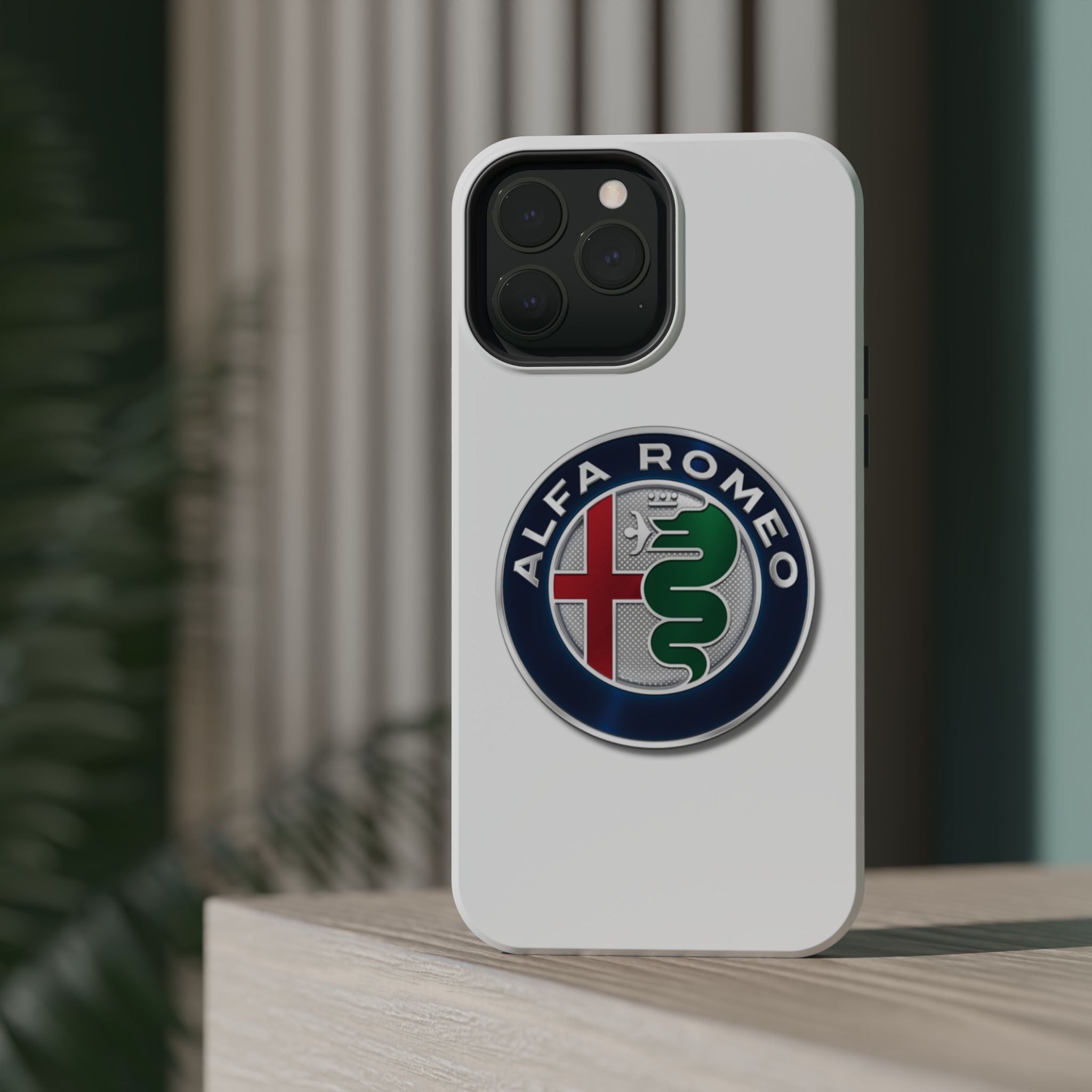 Alfa Romeo White Magnetic Tough Cases