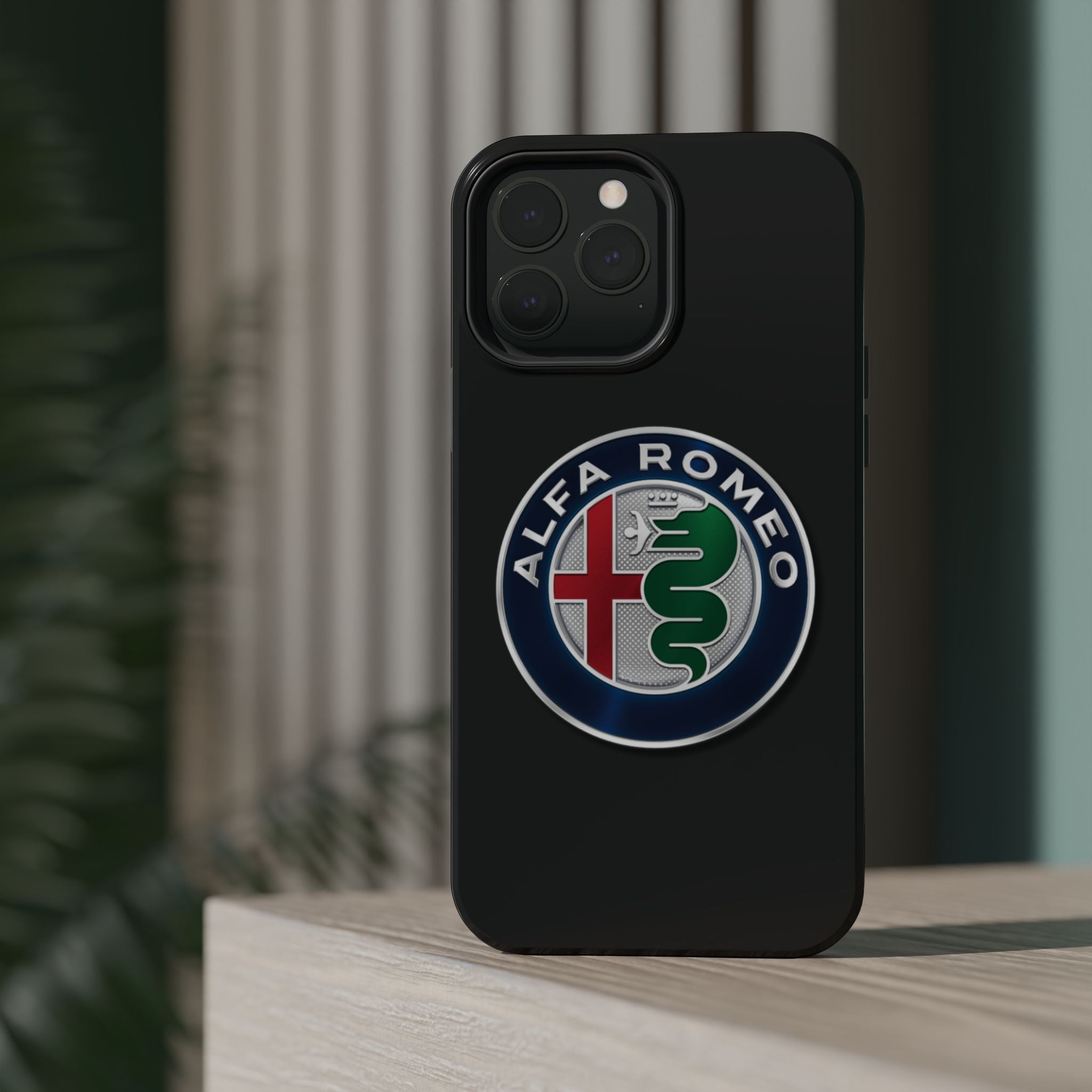 Alfa romeo black Magnetic Tough Cases