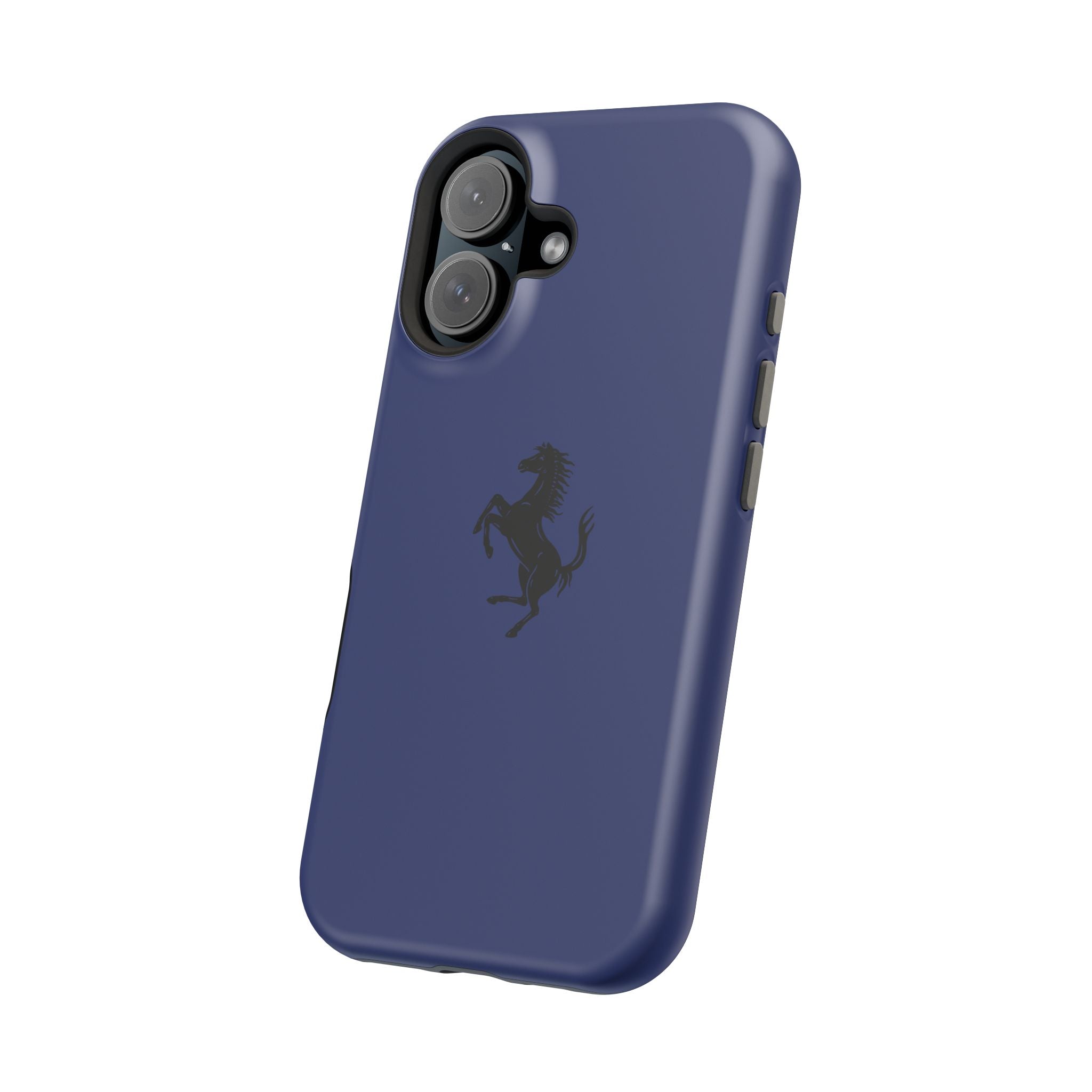 Ferrari horse Blue pozzi inspired Magnetic Tough Cases