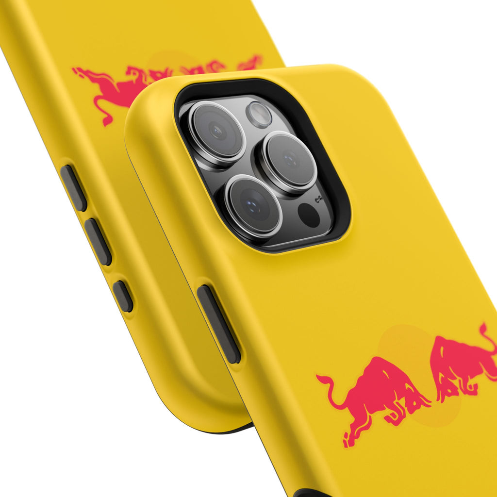 Red Bull yellow inspired Magnetic Tough Cases