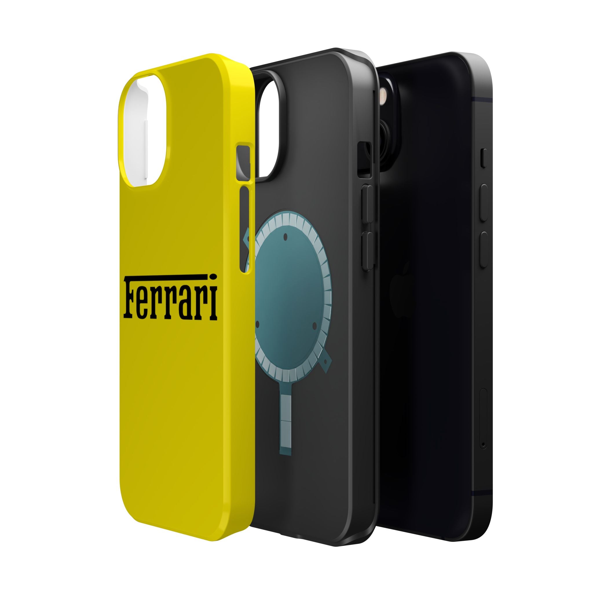 Ferrari Giallo Modena Inspired Magnetic Tough Cases