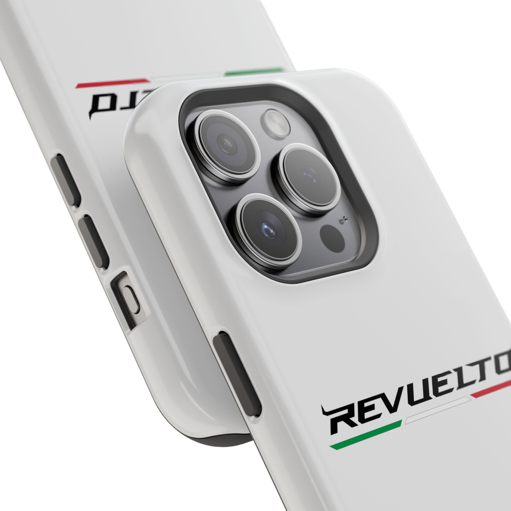 Lamborghini Revuelto White inspired Magnetic Tough Cases