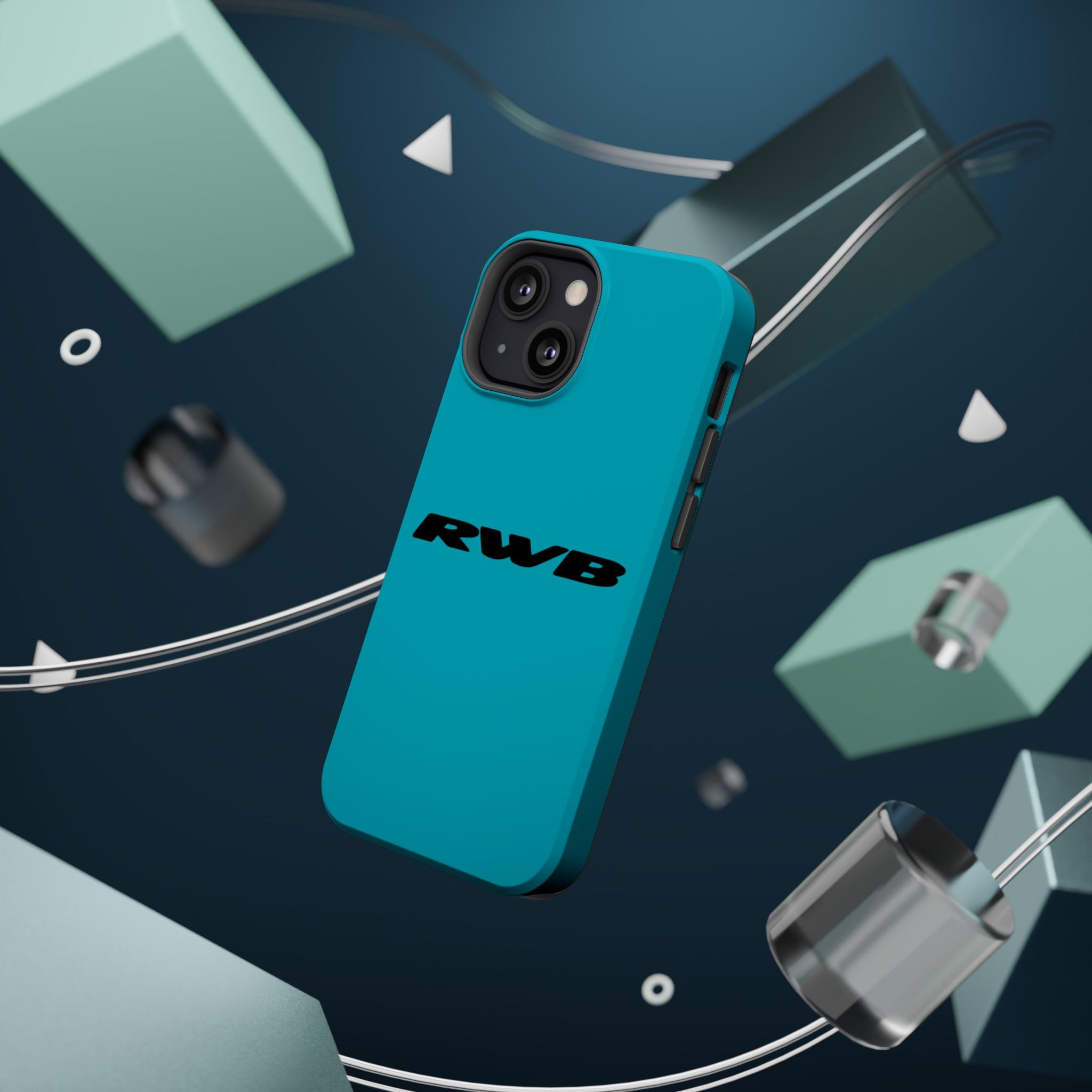 RWB Miami blue inspired Magnetic Tough Cases