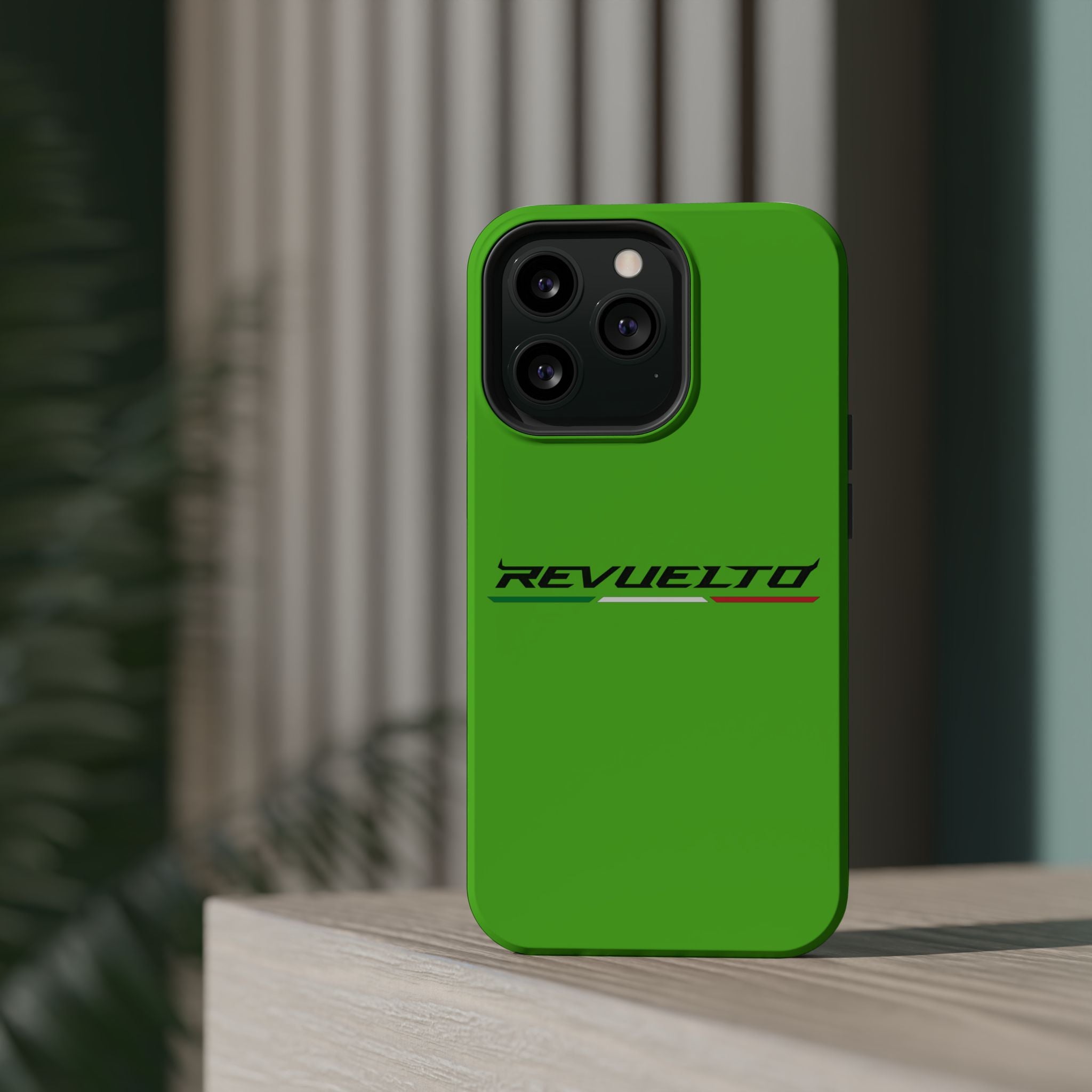 Lamborghini Revuelto Green inspired Magnetic Tough Cases
