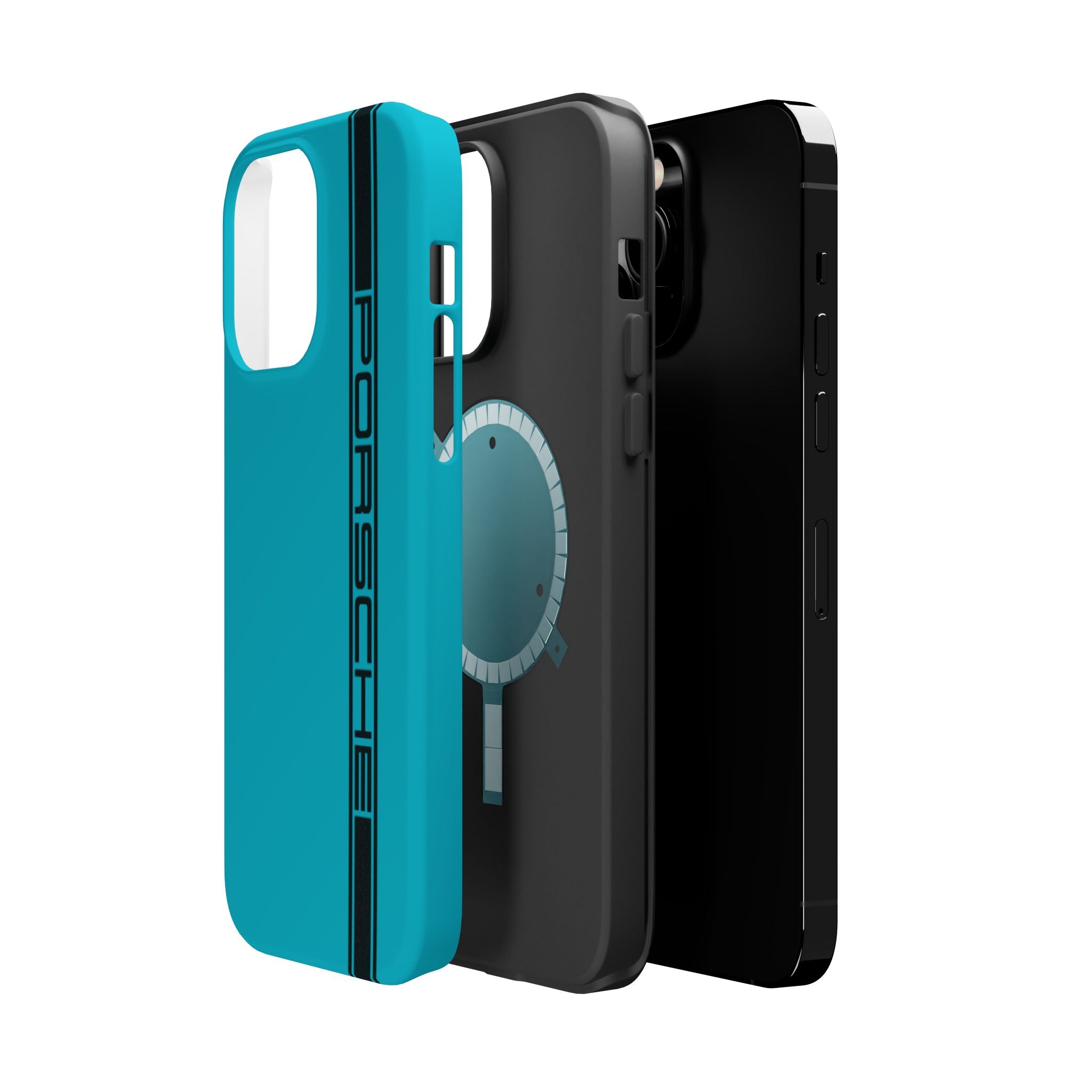 Porsche Miami blue inspired Magnetic Tough Cases