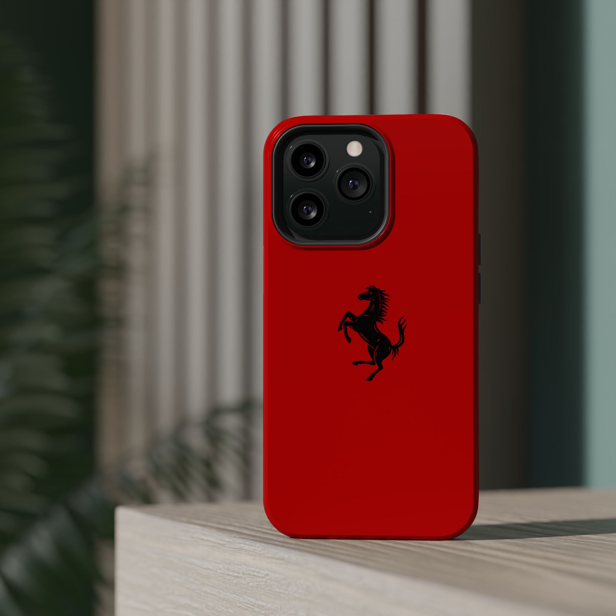 Ferrari horse Rosso corsa inspired Magnetic Tough Cases