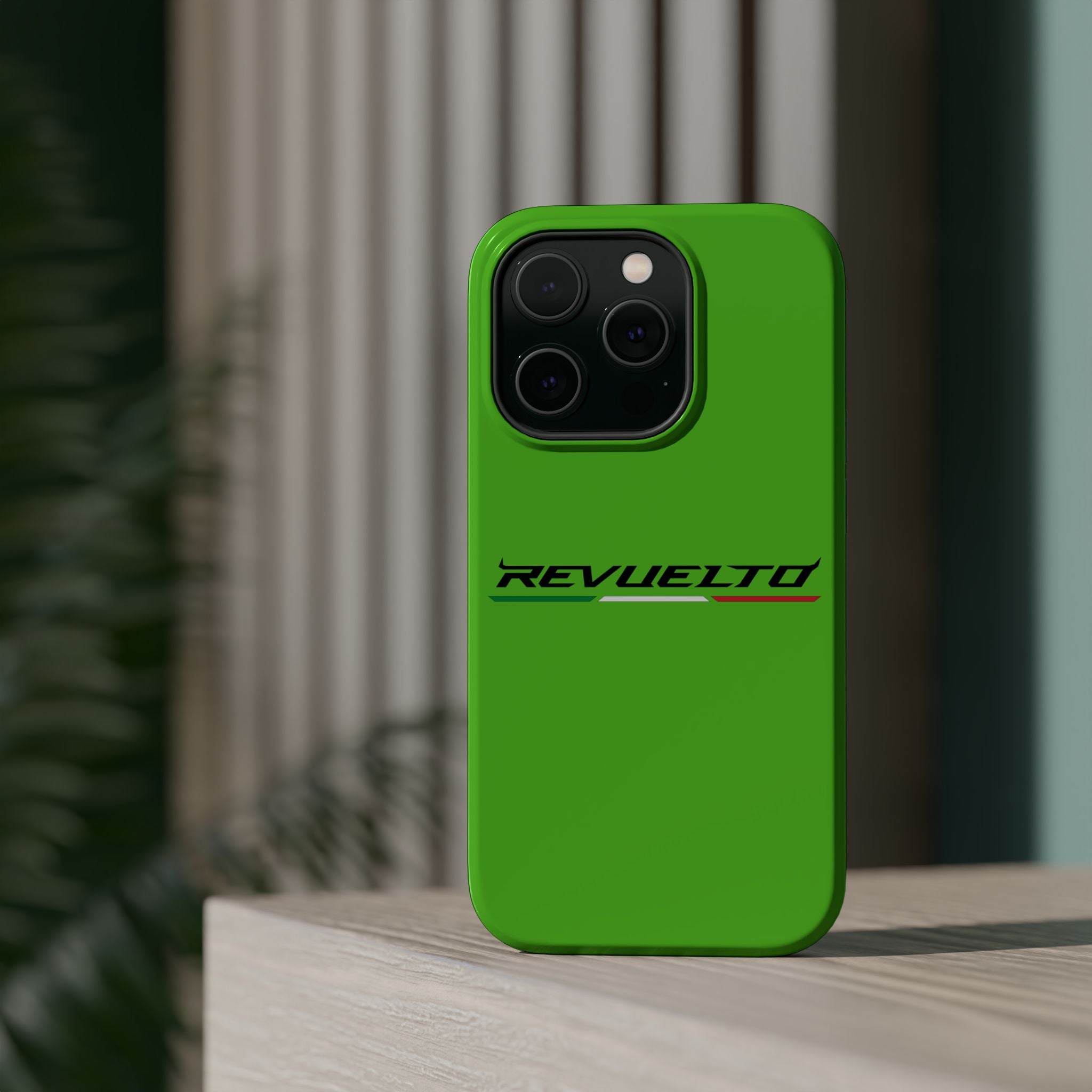 Lamborghini Revuelto Green inspired Magnetic Tough Cases
