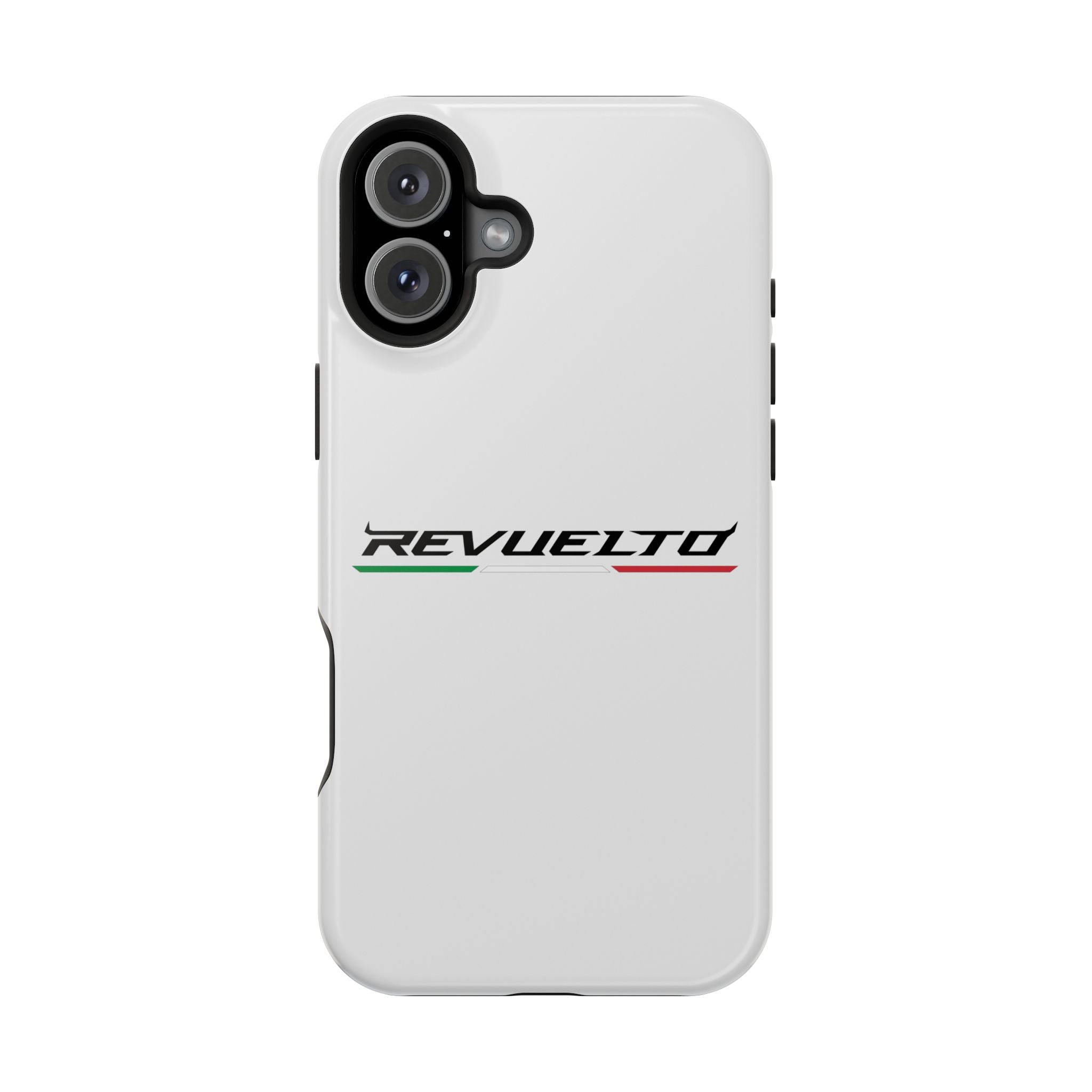 Lamborghini Revuelto White inspired Magnetic Tough Cases