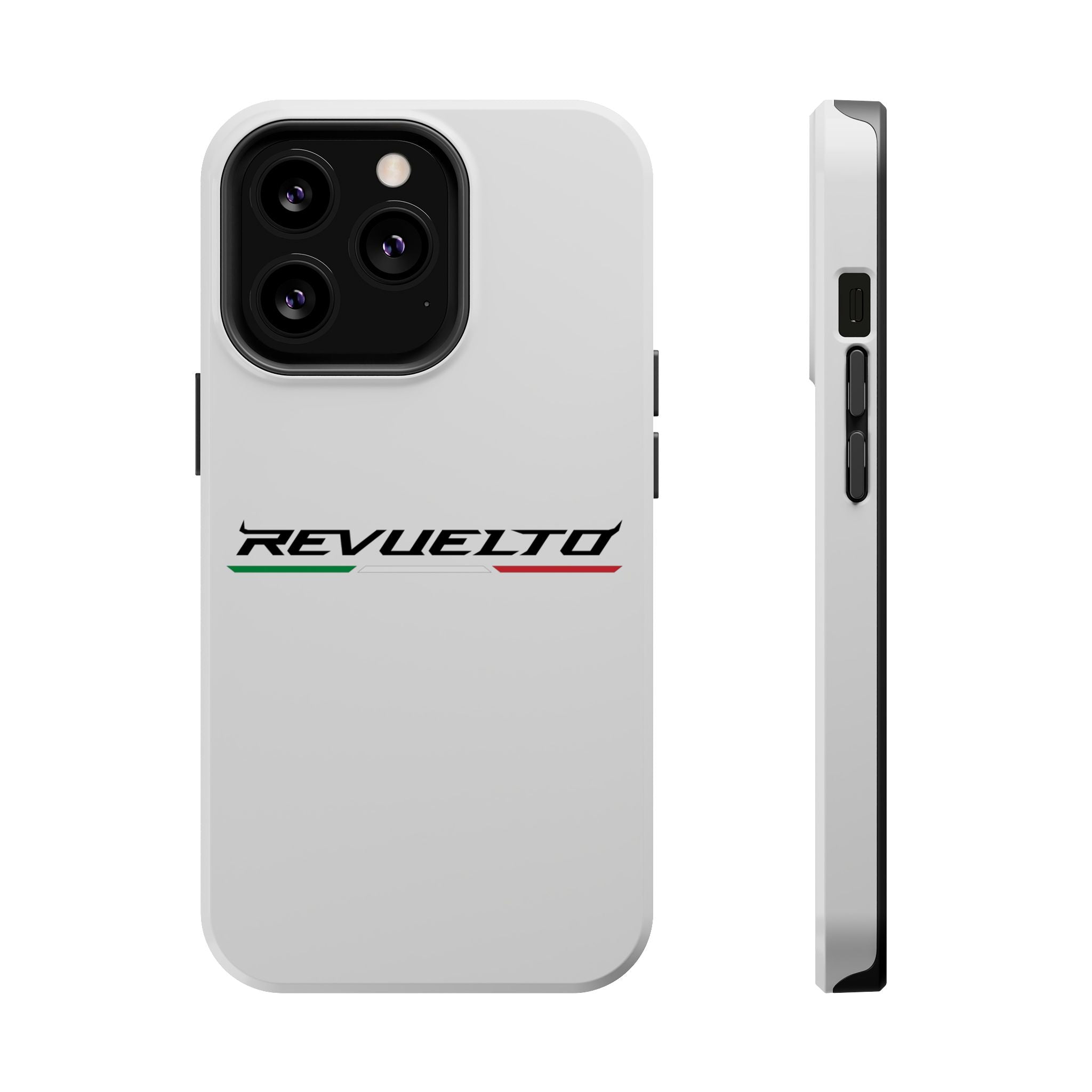 Lamborghini Revuelto White inspired Magnetic Tough Cases