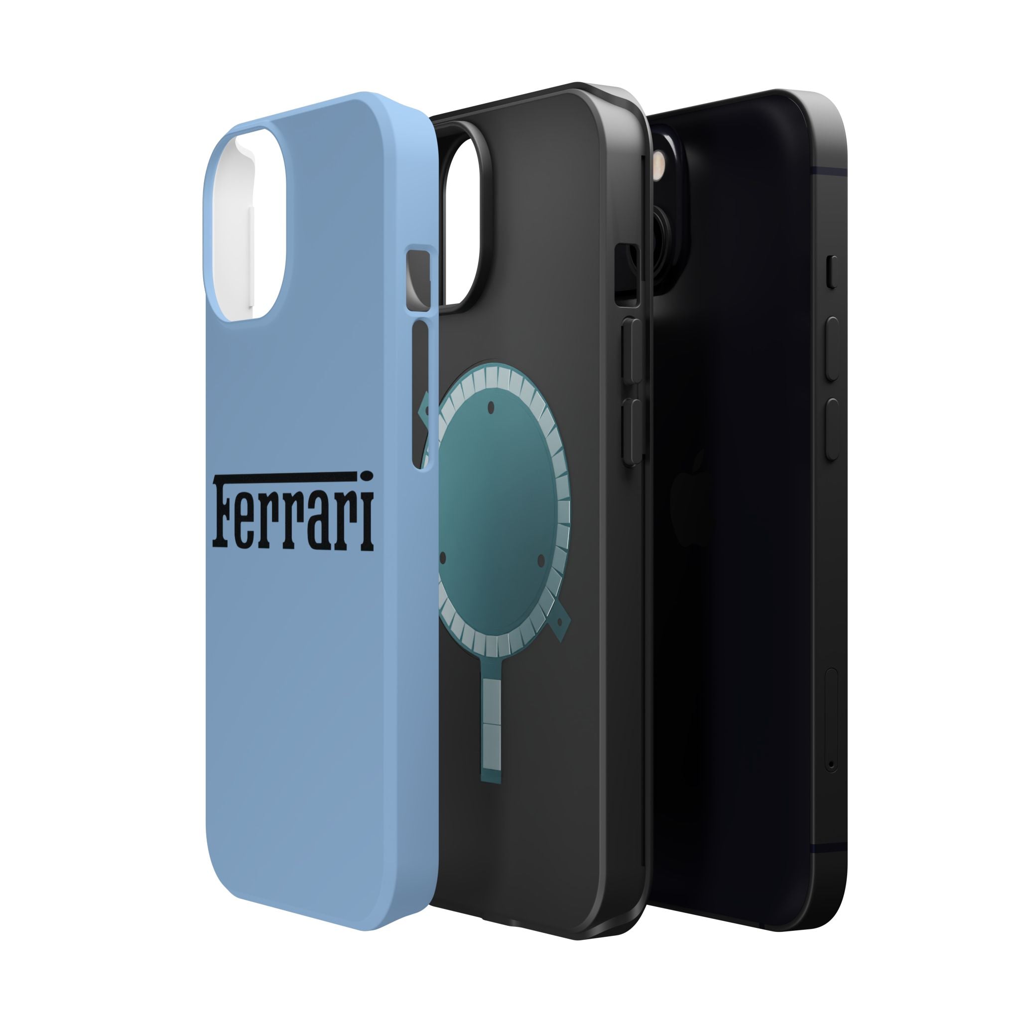 Ferrari Grigio Alloy inspired Magnetic Tough Cases
