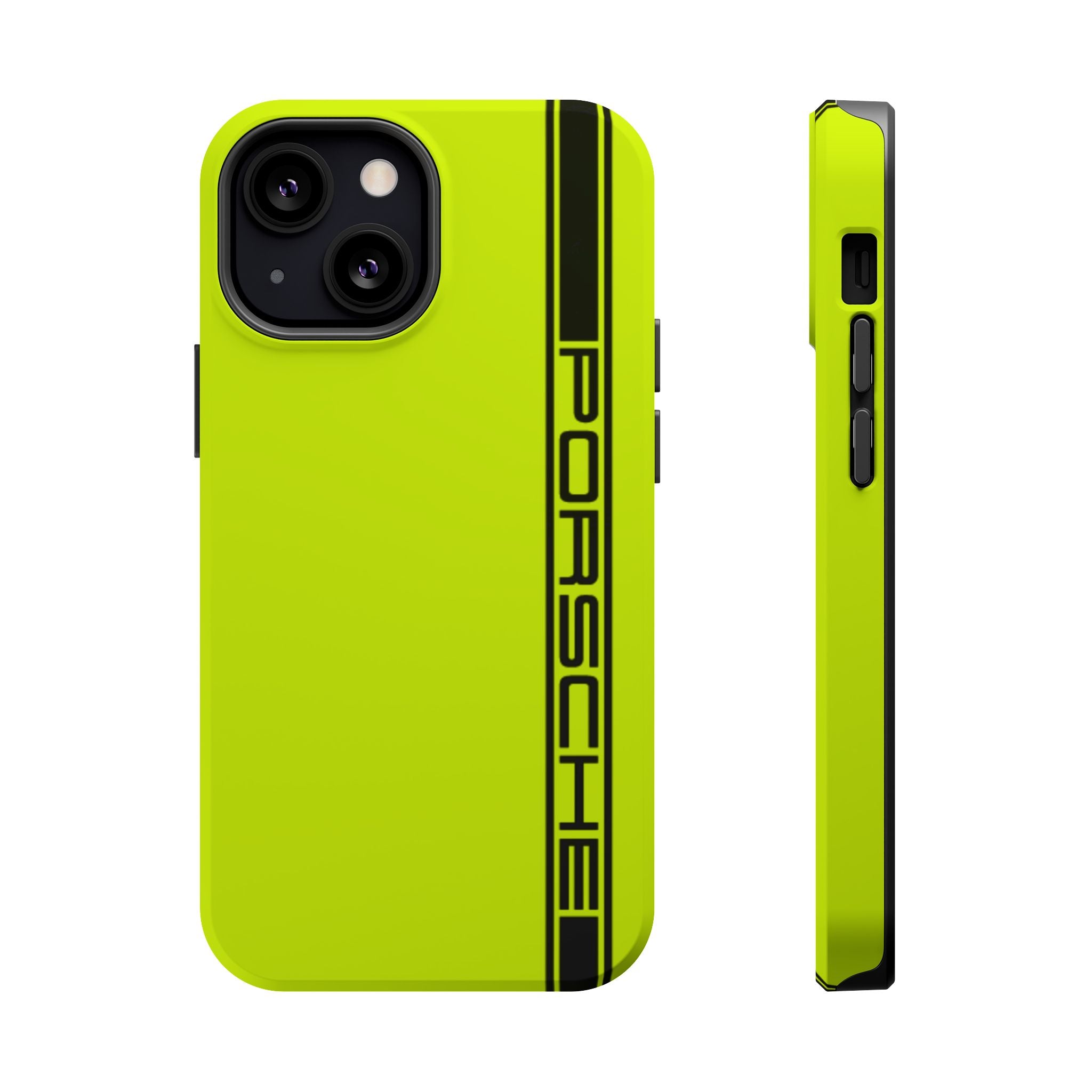 Porsche Acid Green Magnetic Tough Cases
