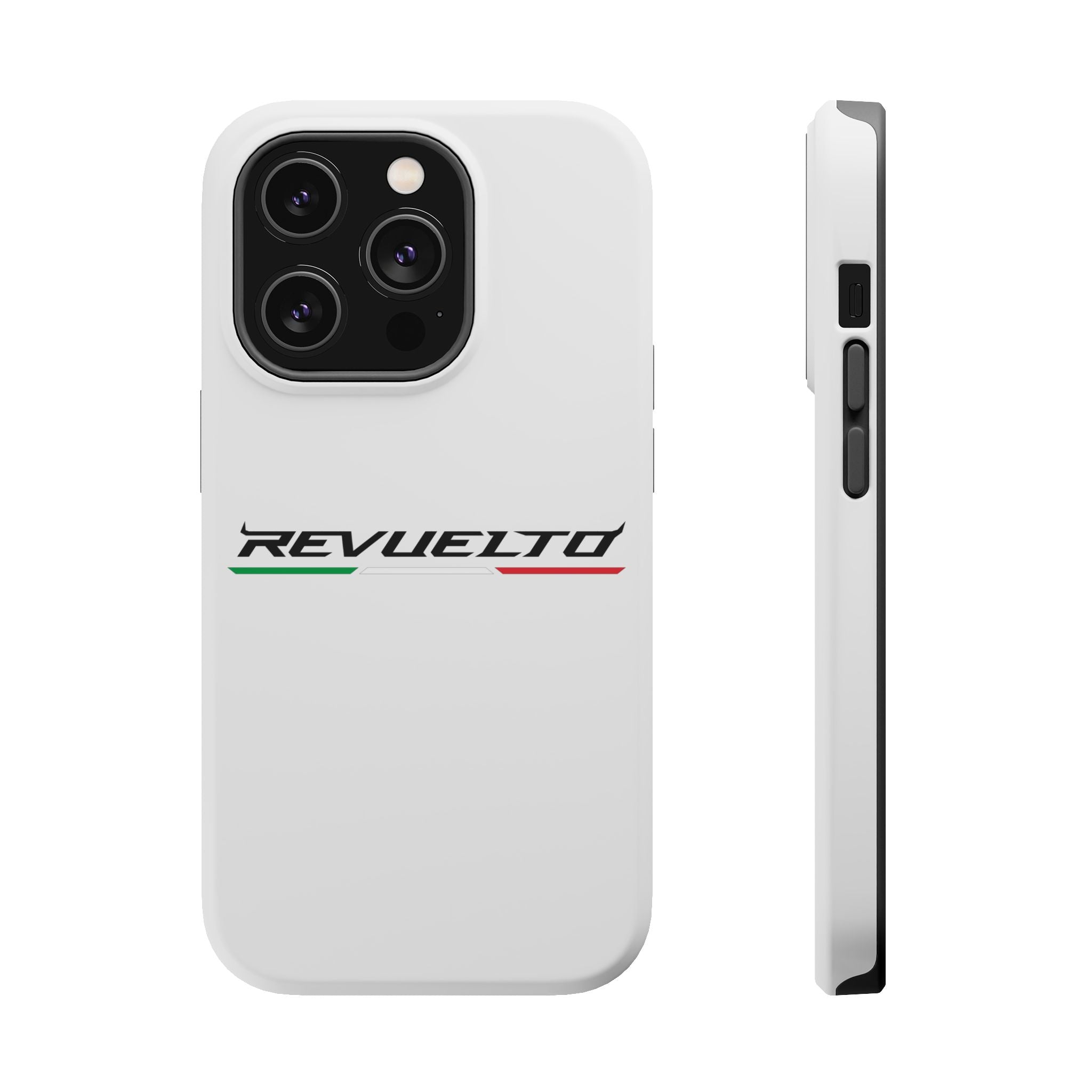 Lamborghini Revuelto White inspired Magnetic Tough Cases