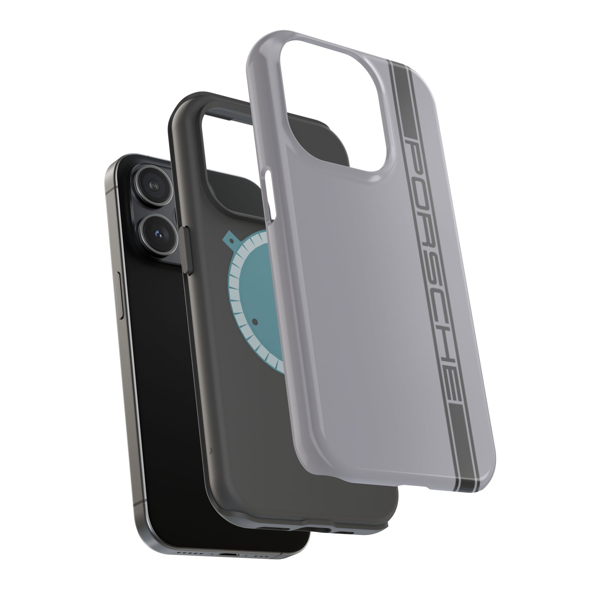 Porsche Chalk grey inspired Magnetic Tough Cases