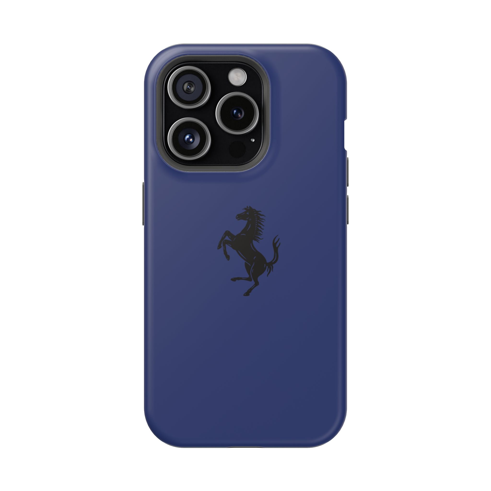 Ferrari horse Blue pozzi inspired Magnetic Tough Cases