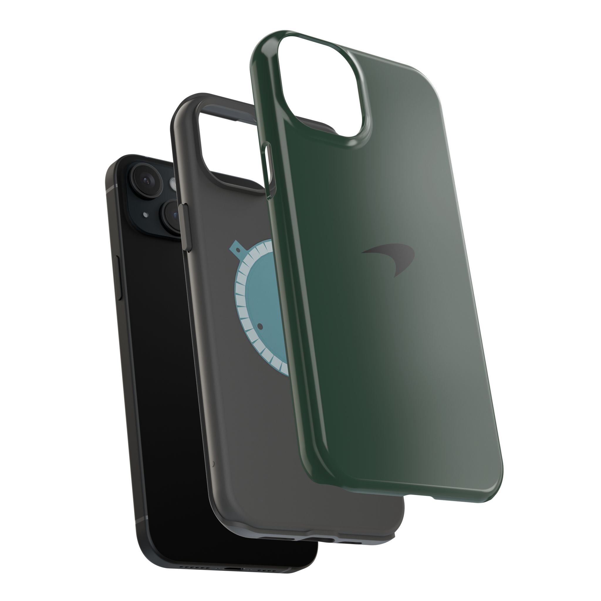 Racing green mclaren inspired Magnetic Tough Cases