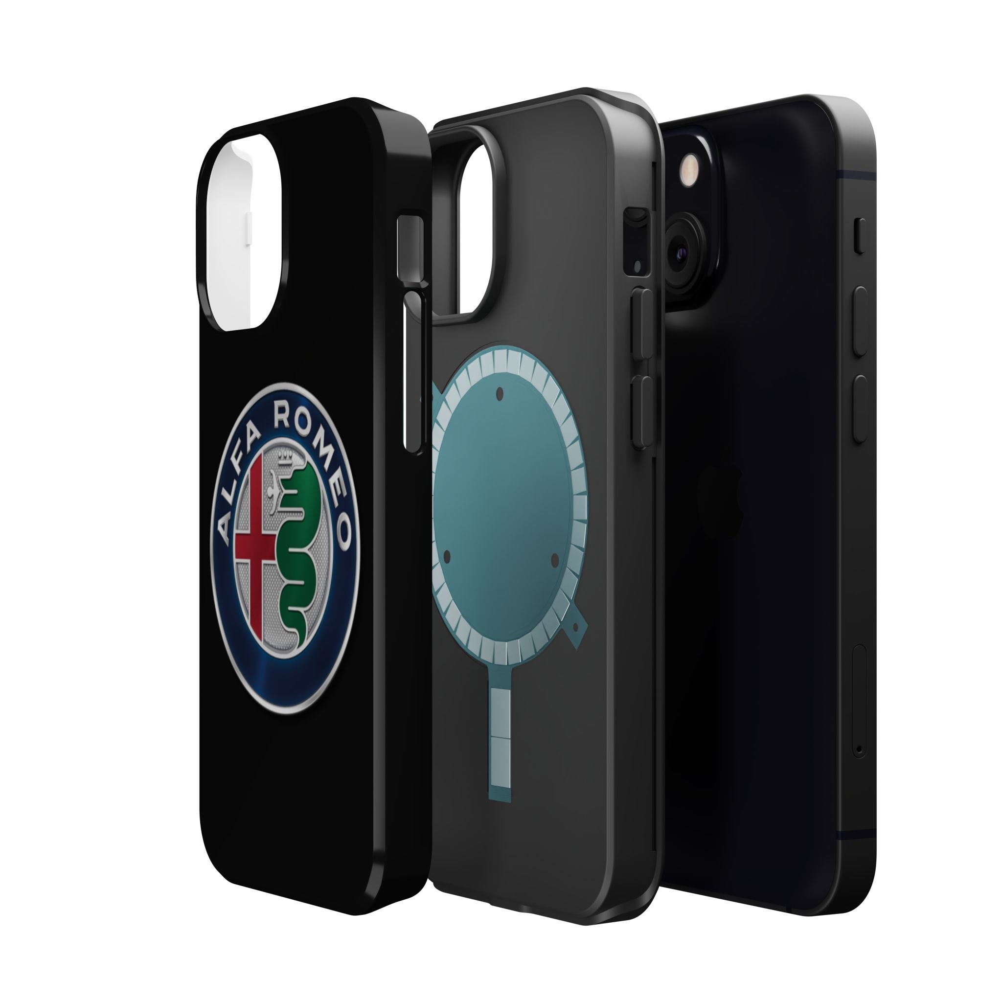 Alfa romeo Dark black inspired Magnetic Tough Cases