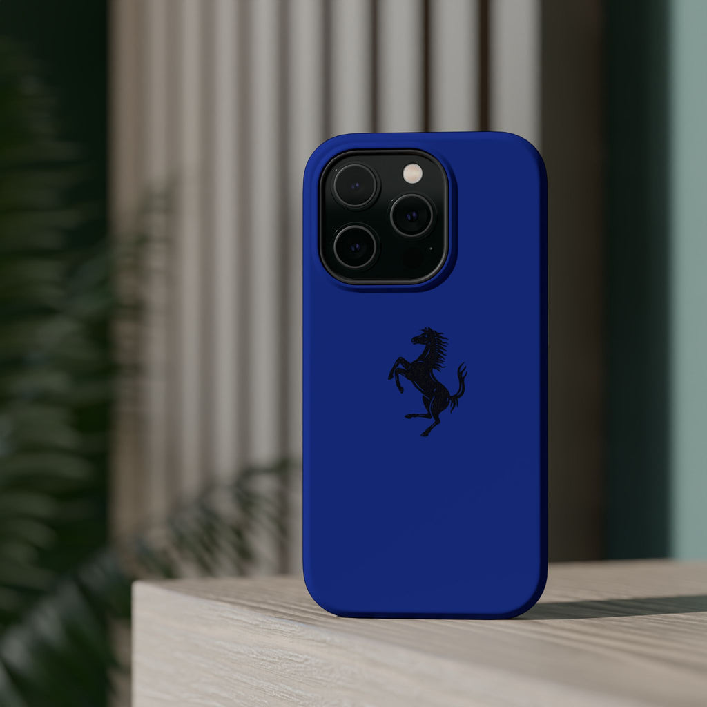Ferrari horse blu Tour de France inspired Magnetic Tough Cases