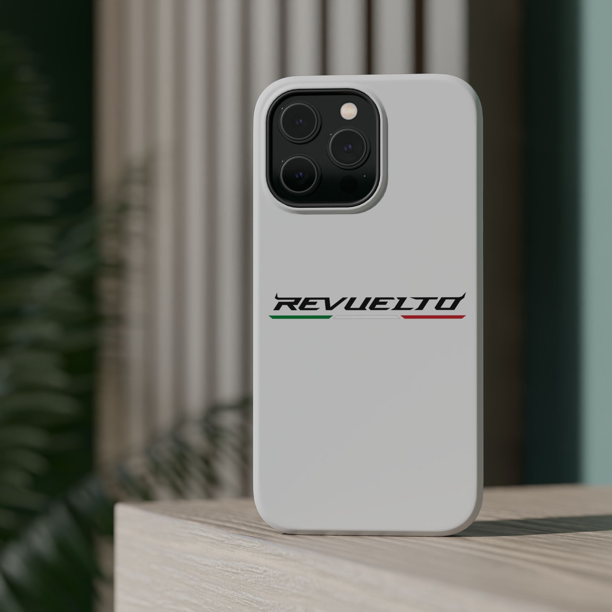 Lamborghini Revuelto White inspired Magnetic Tough Cases