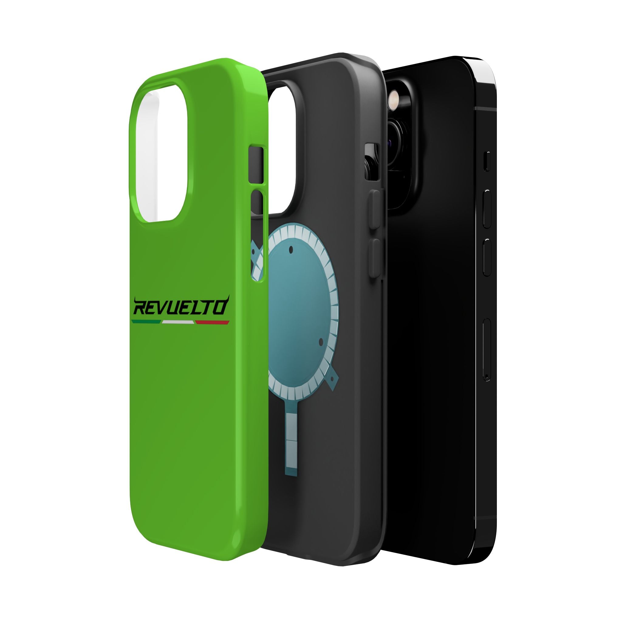 Lamborghini Revuelto Green inspired Magnetic Tough Cases