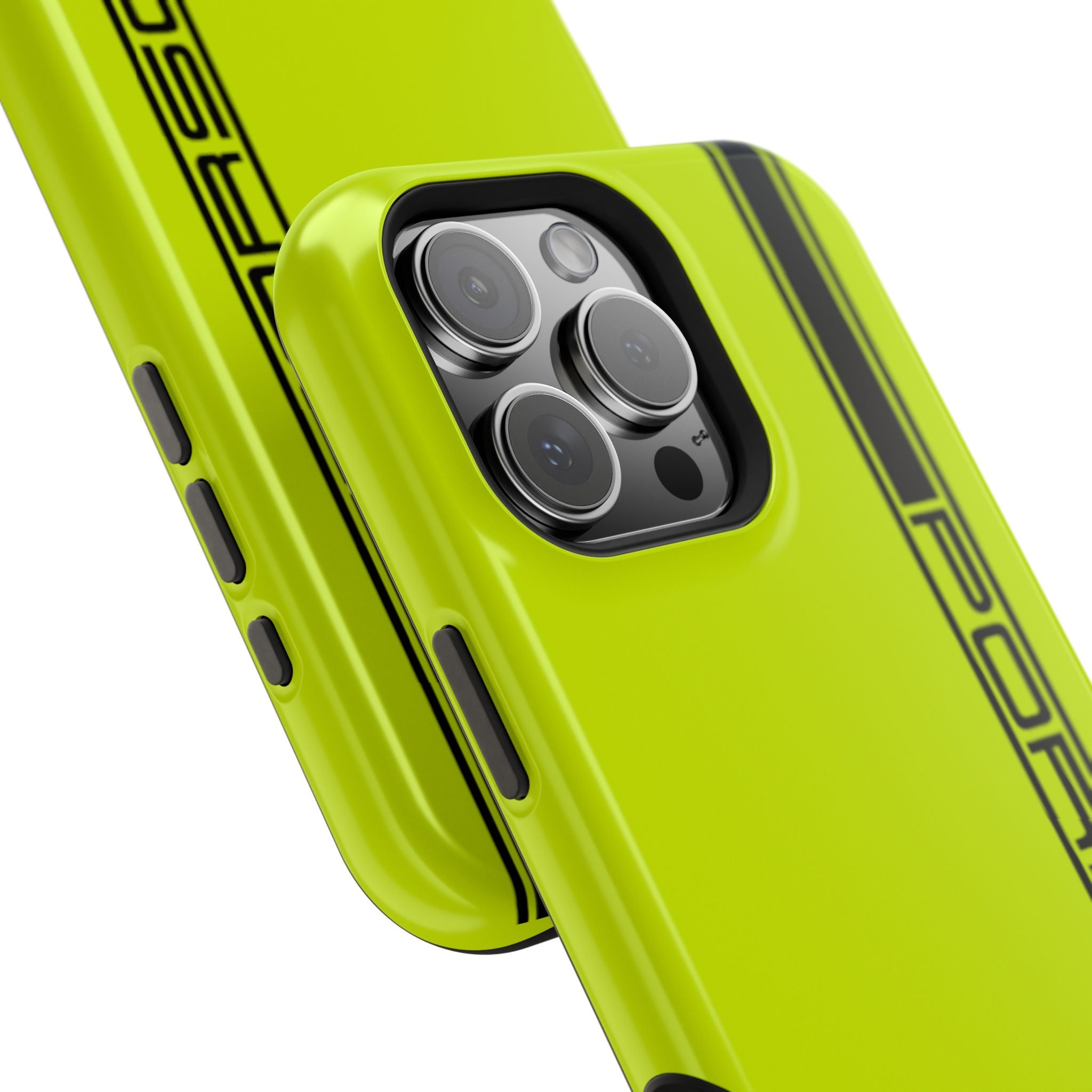 Porsche Acid Green Magnetic Tough Cases