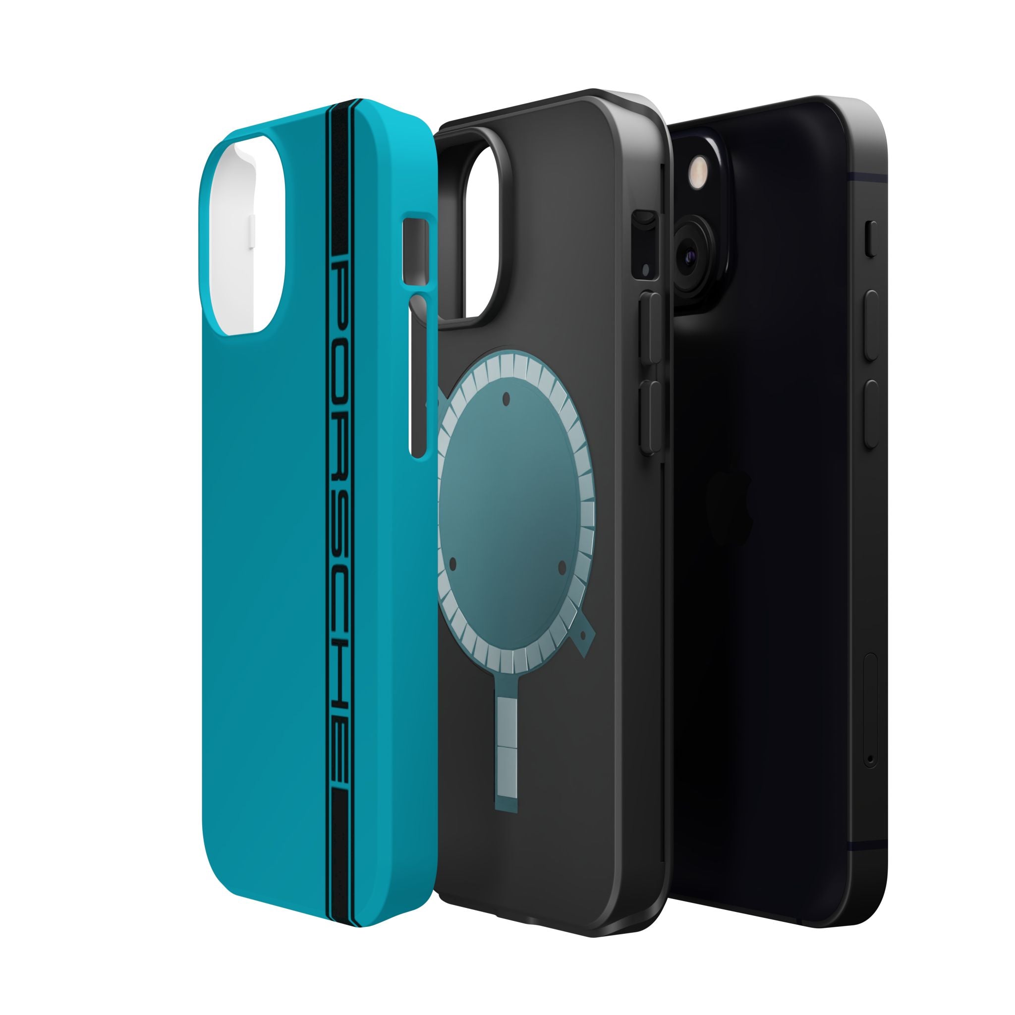 Porsche Miami blue inspired Magnetic Tough Cases