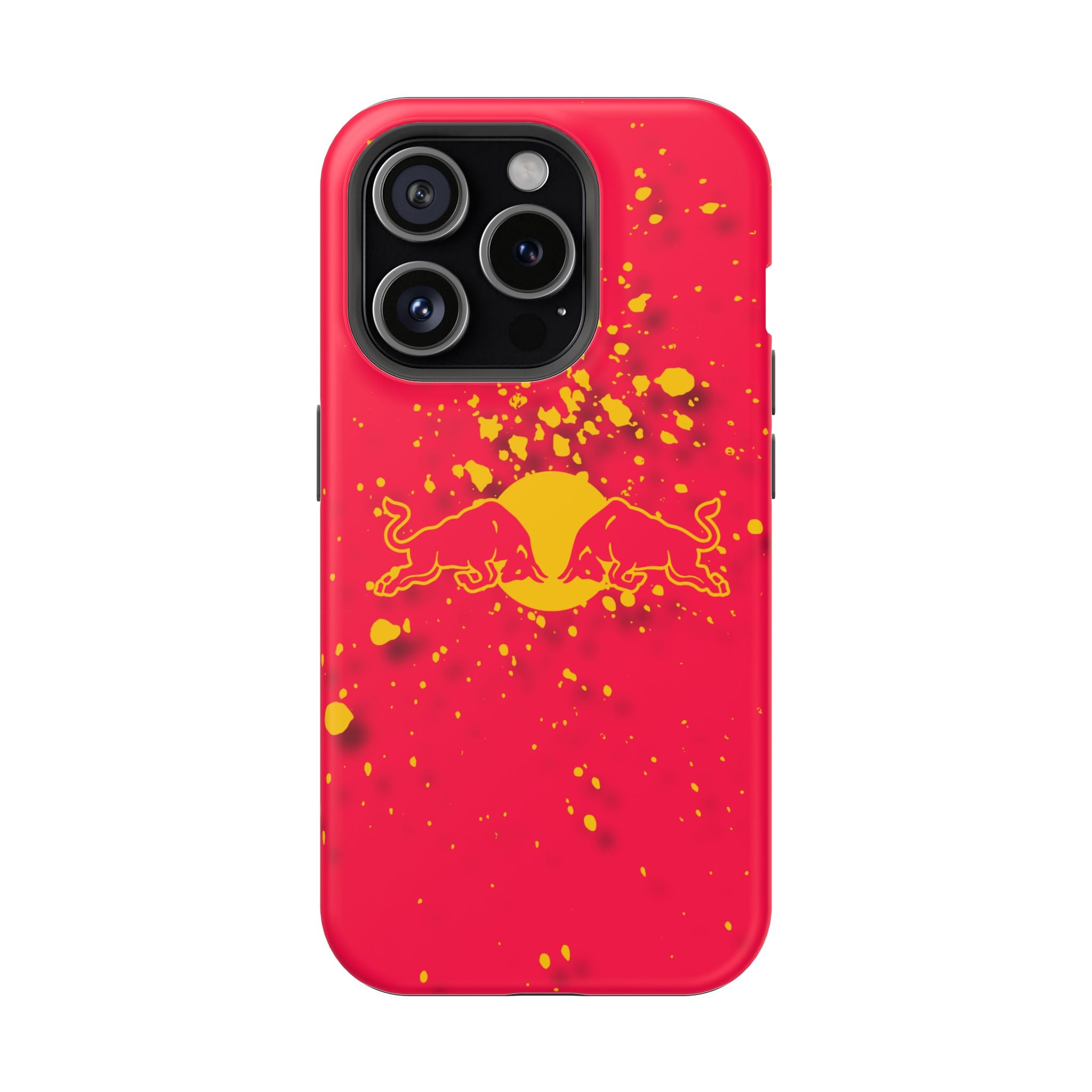 Red Bull with yellow splash inspired Magnetic Tough Cases