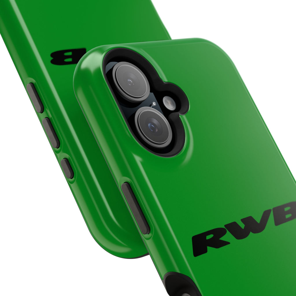 Estuches magnéticos resistentes inspirados en el verde víbora de RWB