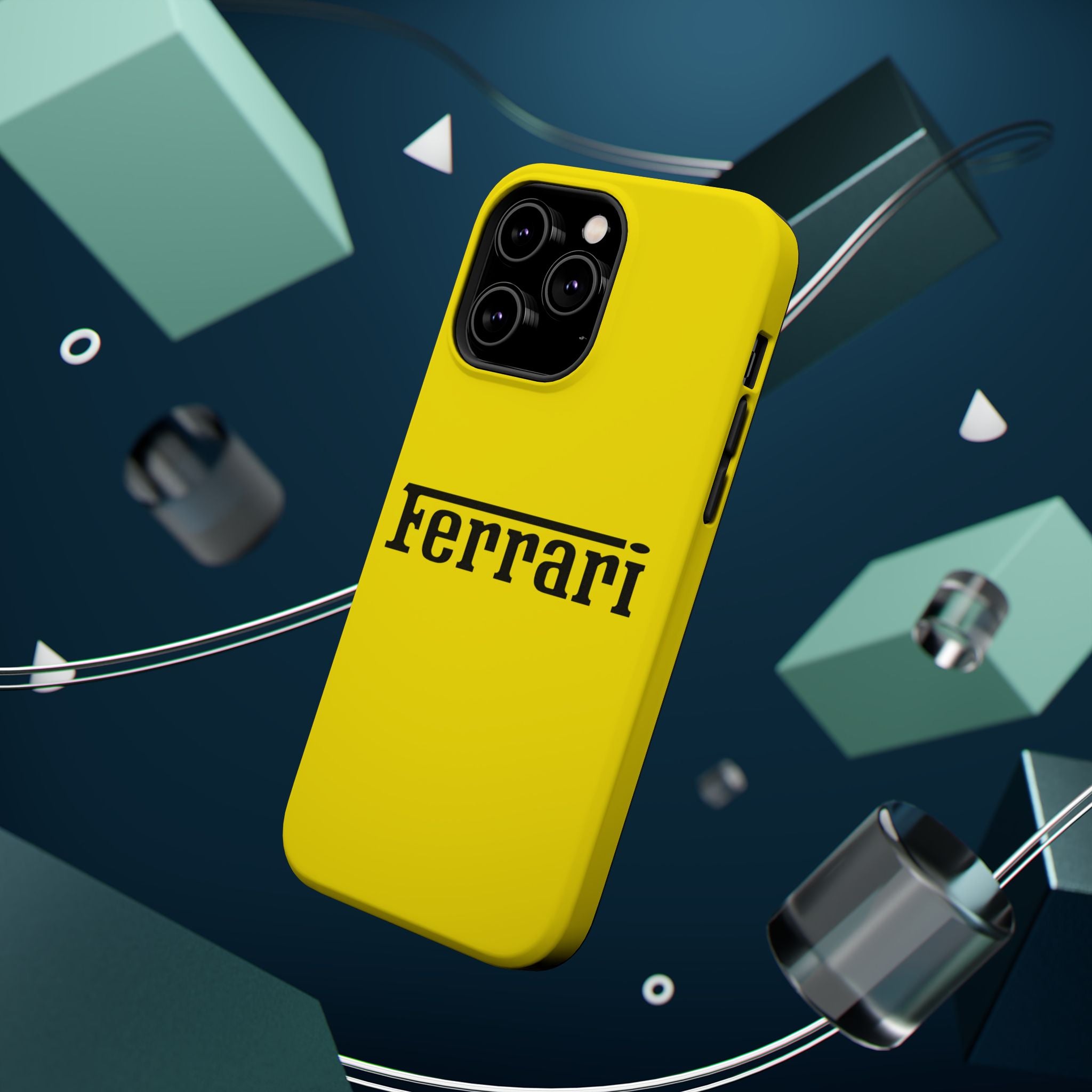 Ferrari Giallo Modena Inspired Magnetic Tough Cases