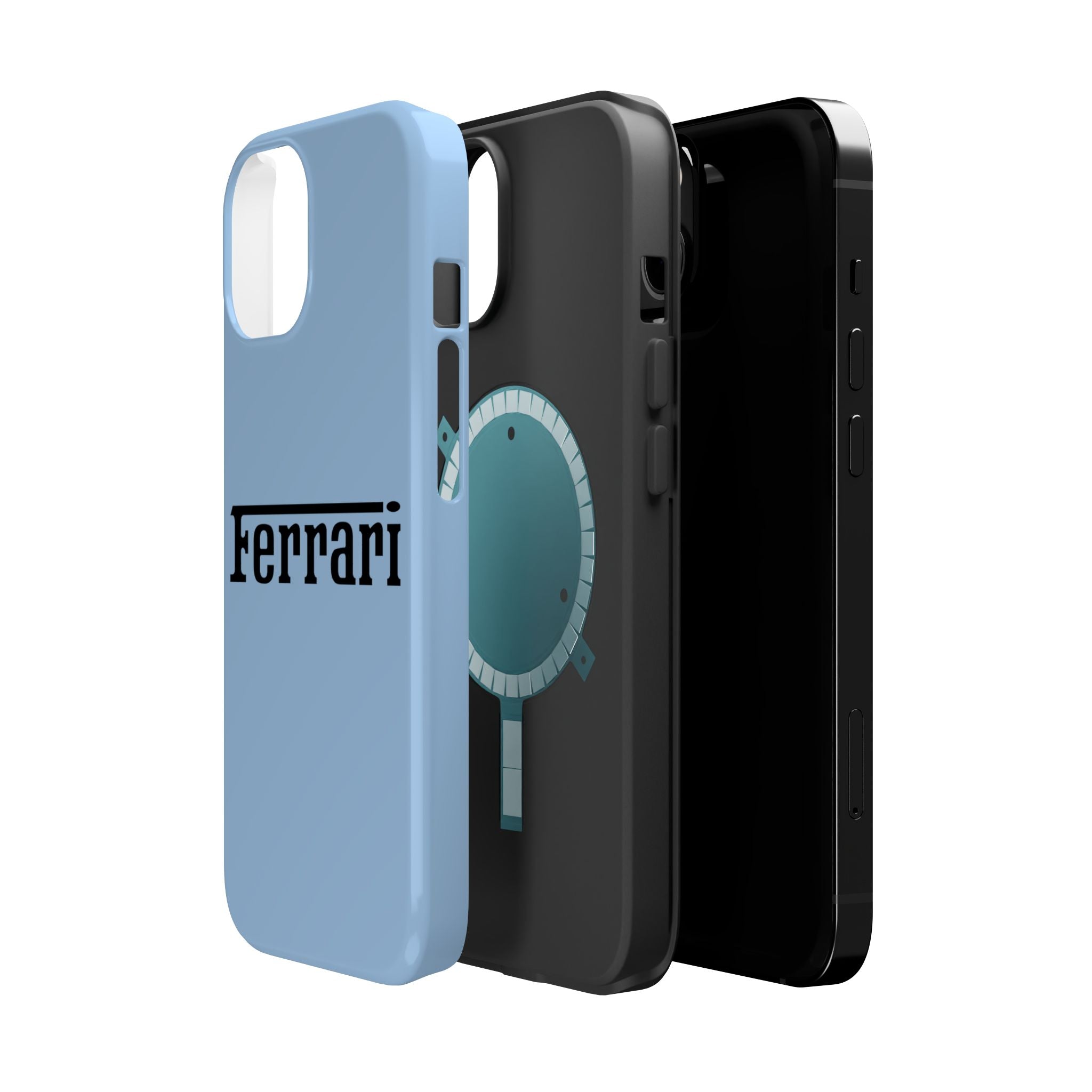 Ferrari Grigio Alloy inspired Magnetic Tough Cases
