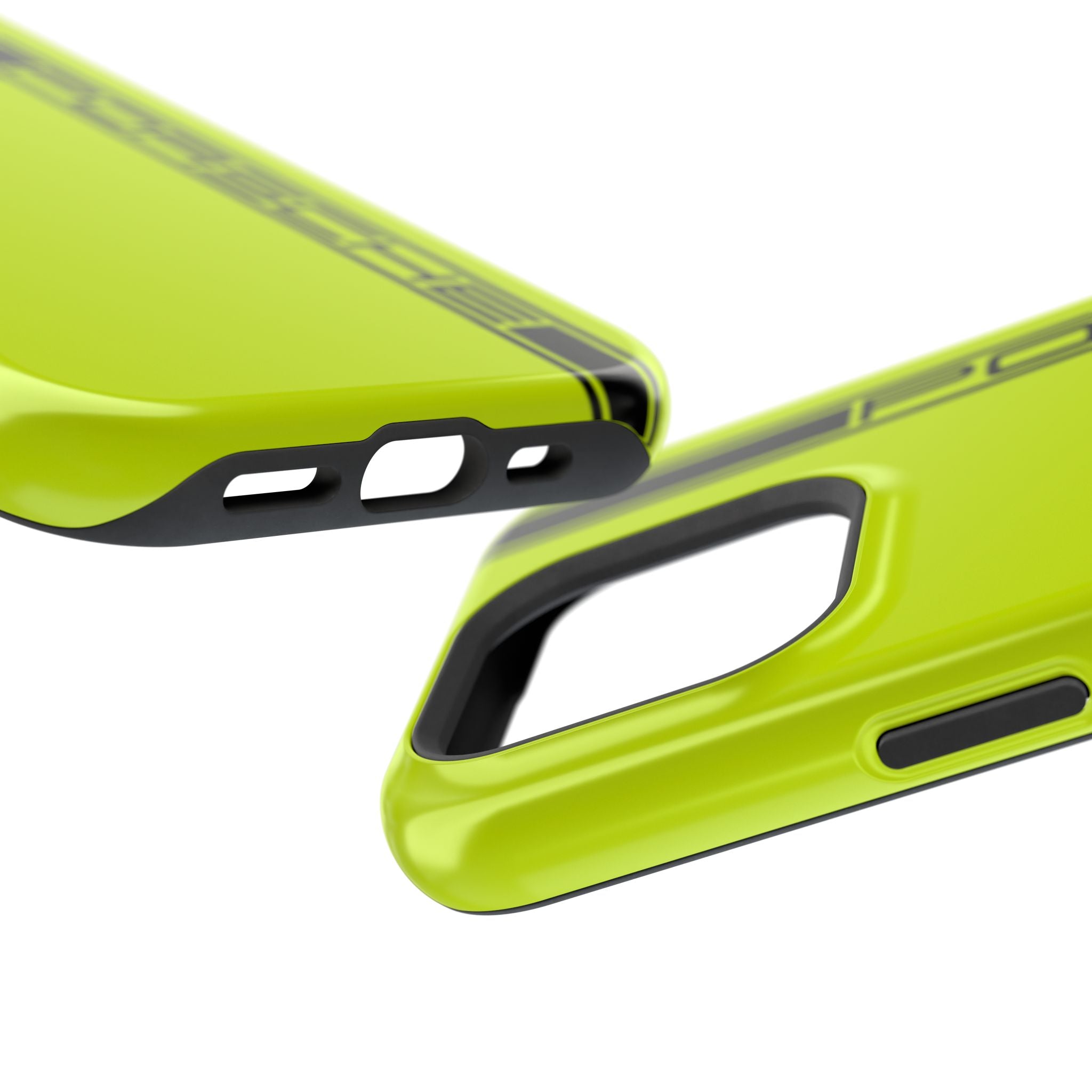 Porsche Acid Green Magnetic Tough Cases