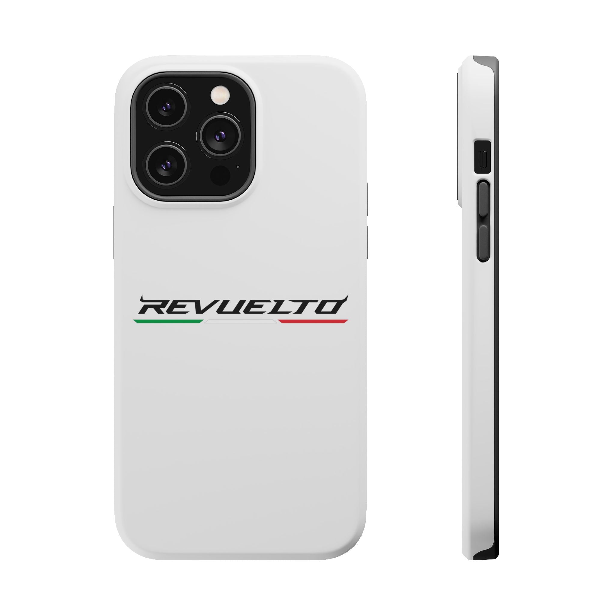 Lamborghini Revuelto White inspired Magnetic Tough Cases