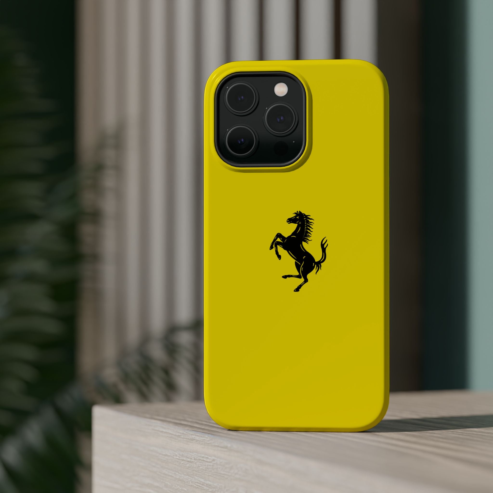 Ferrari horse giallo modena inspired Magnetic Tough Cases