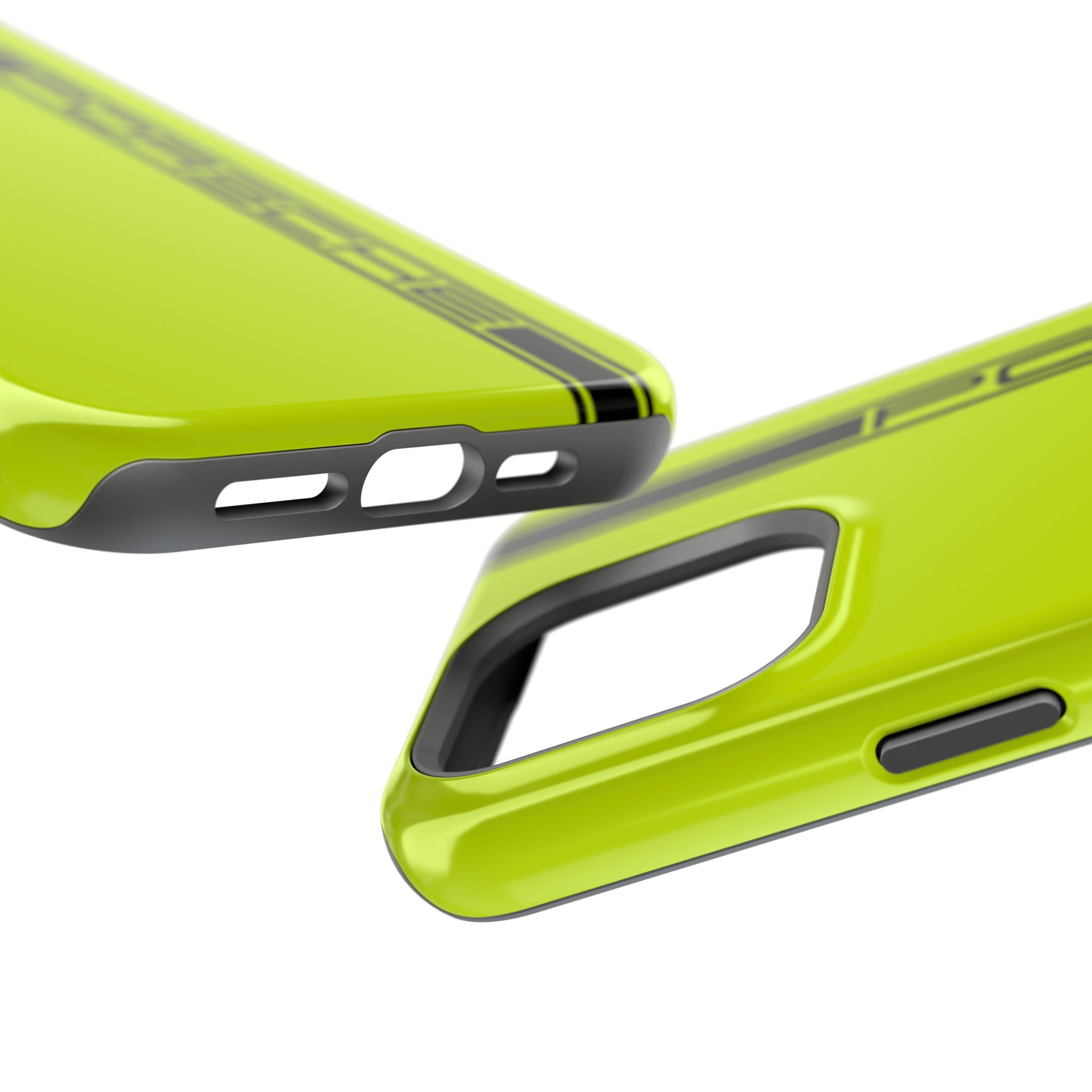Porsche Acid Green Magnetic Tough Cases