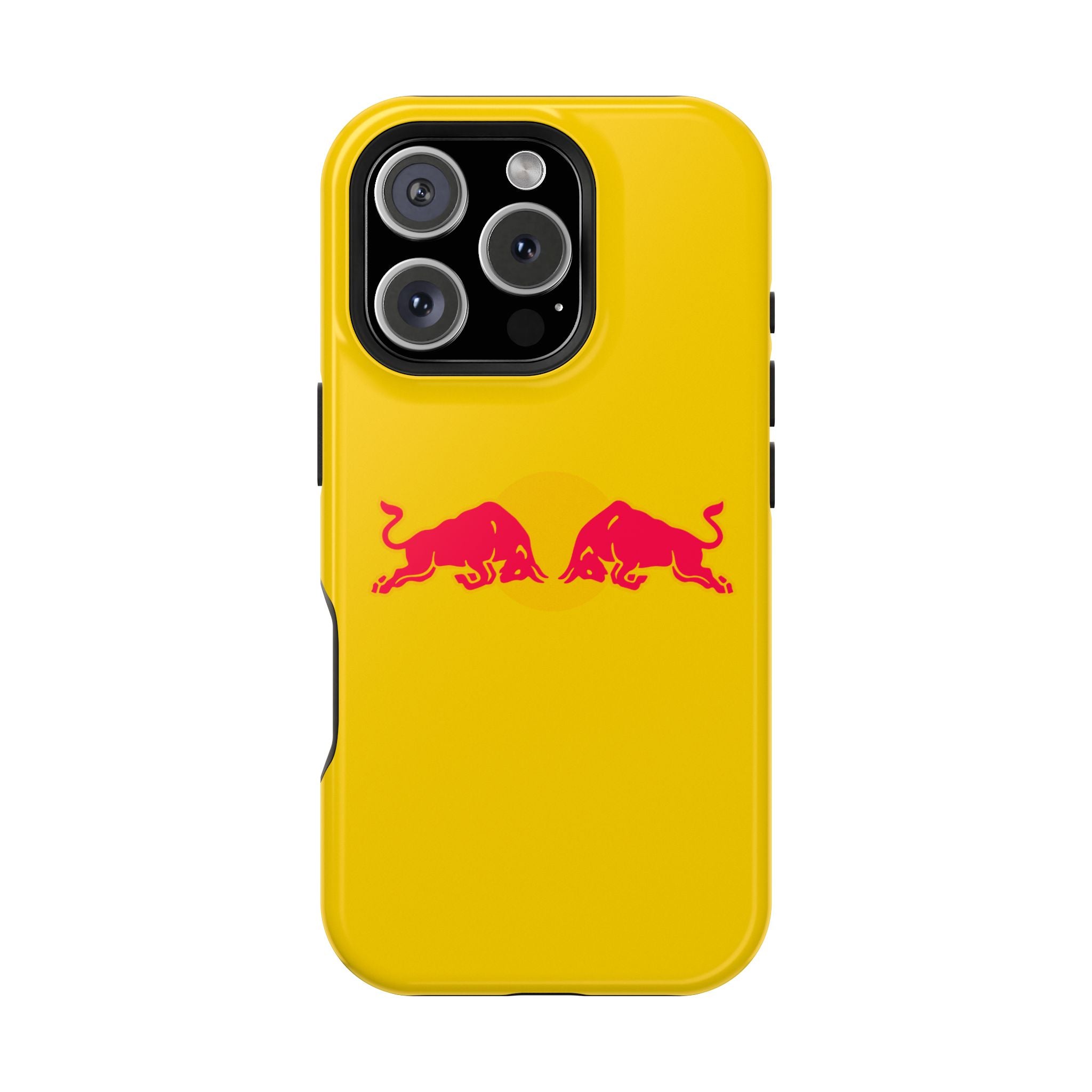 Red Bull yellow inspired Magnetic Tough Cases