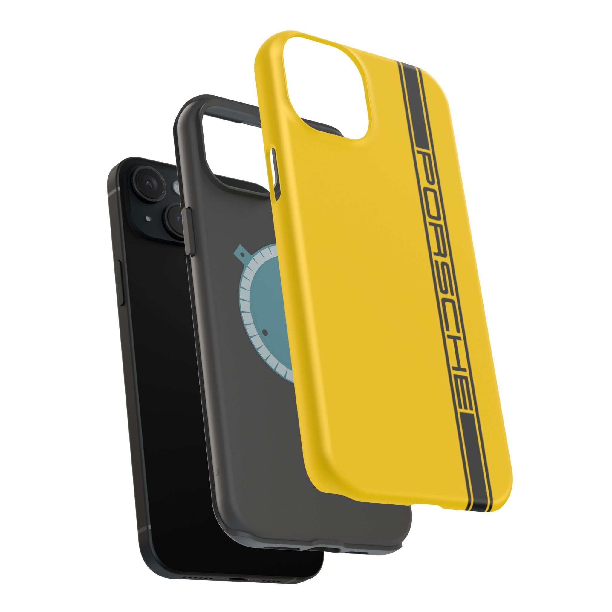 Porsche Speed yellow inspired Magnetic Tough Cases