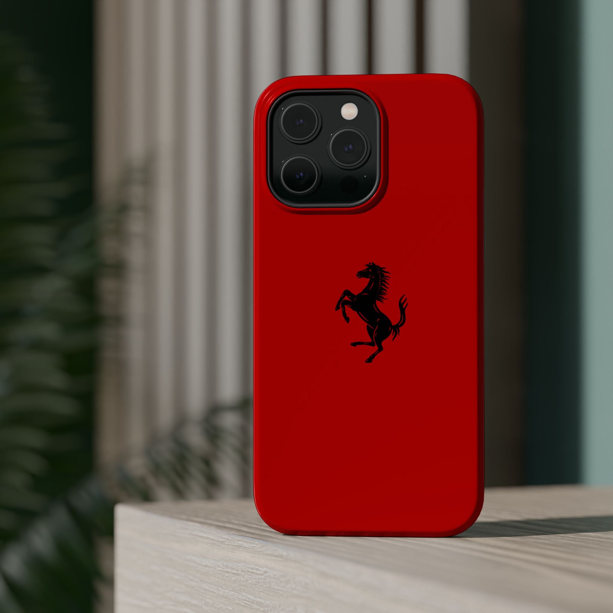 Ferrari horse Rosso corsa inspired Magnetic Tough Cases