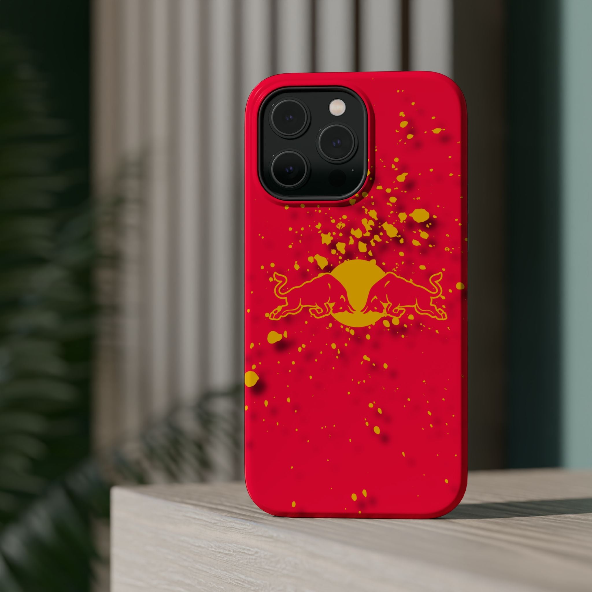 Red Bull with yellow splash inspired Magnetic Tough Cases