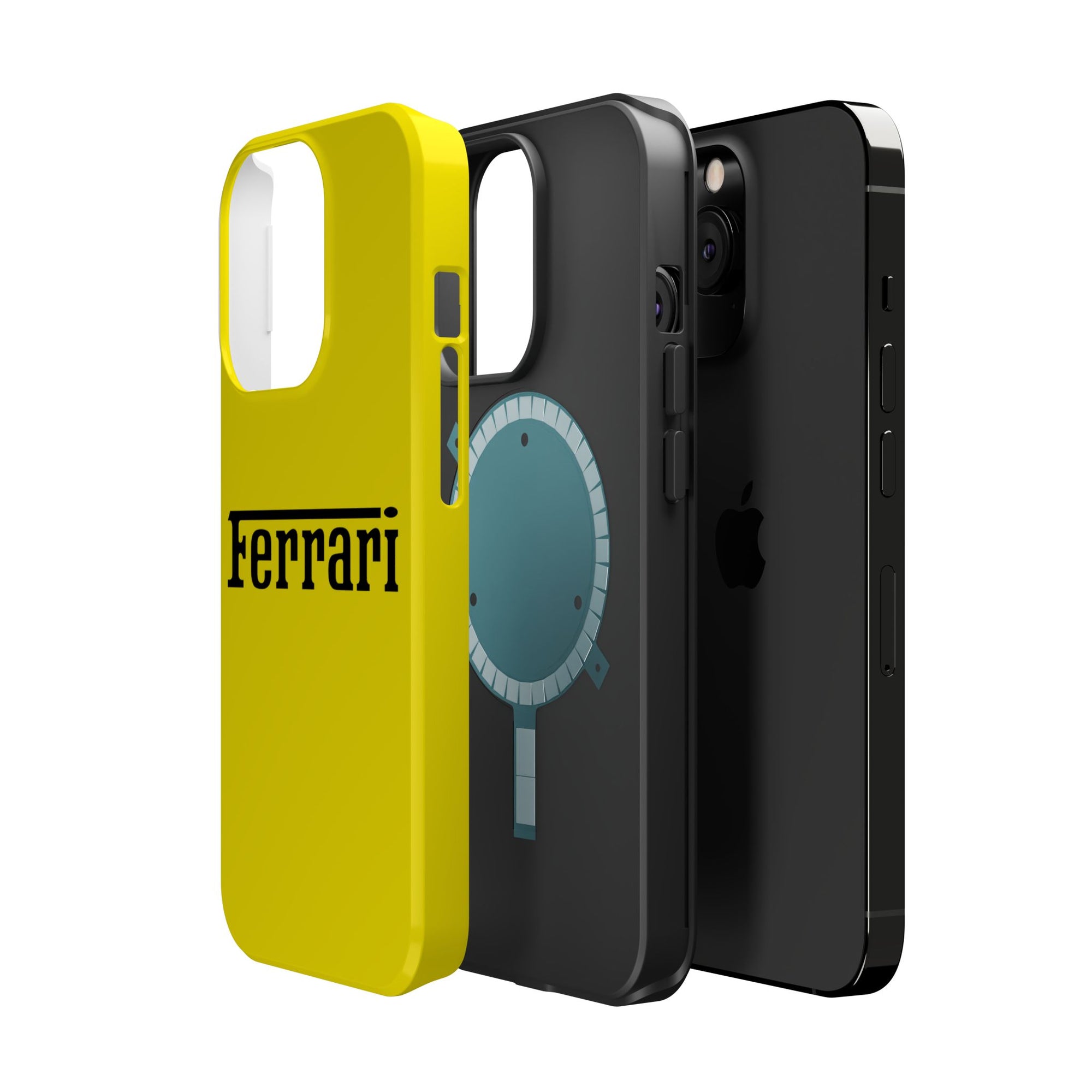 Ferrari Giallo Modena Inspired Magnetic Tough Cases
