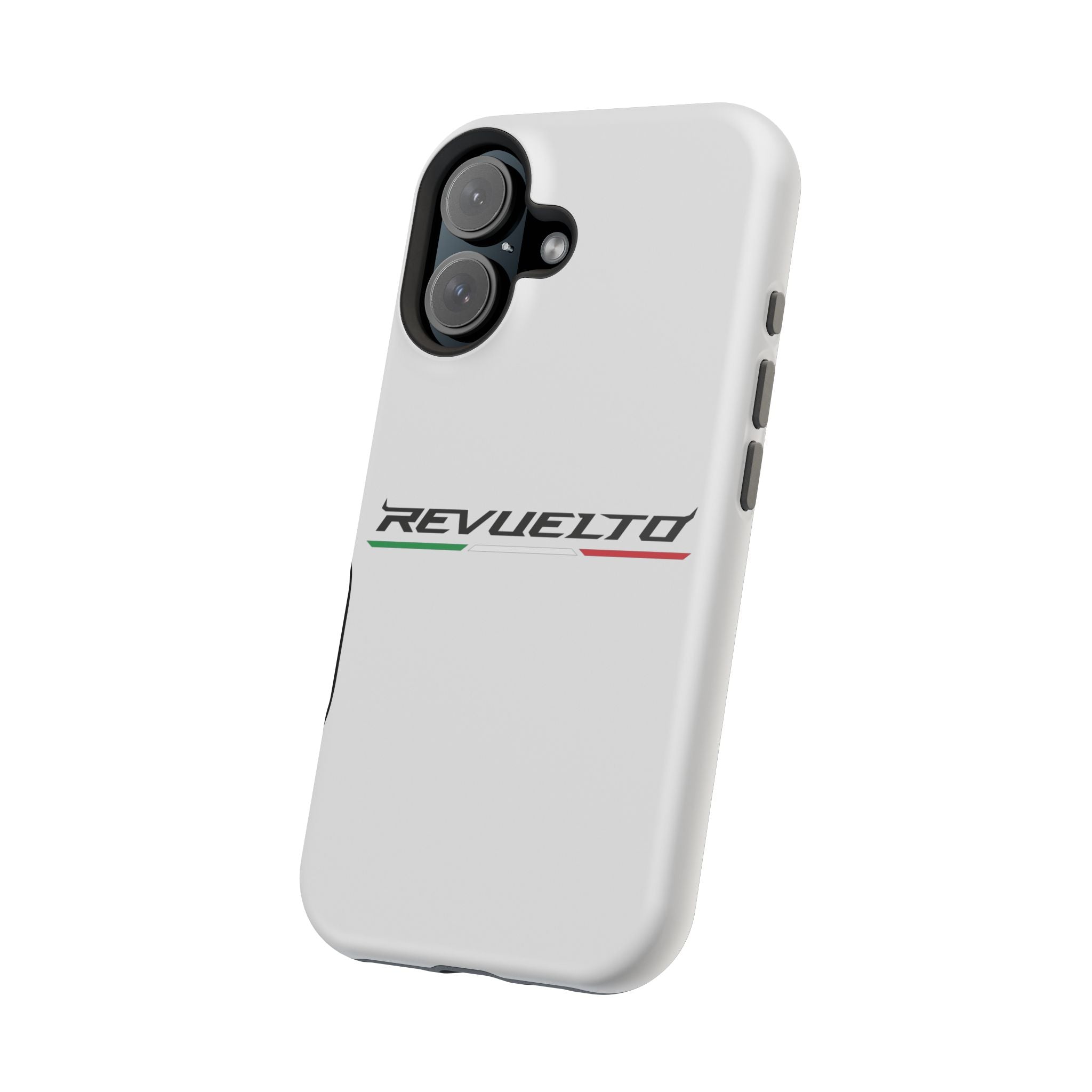 Lamborghini Revuelto White inspired Magnetic Tough Cases