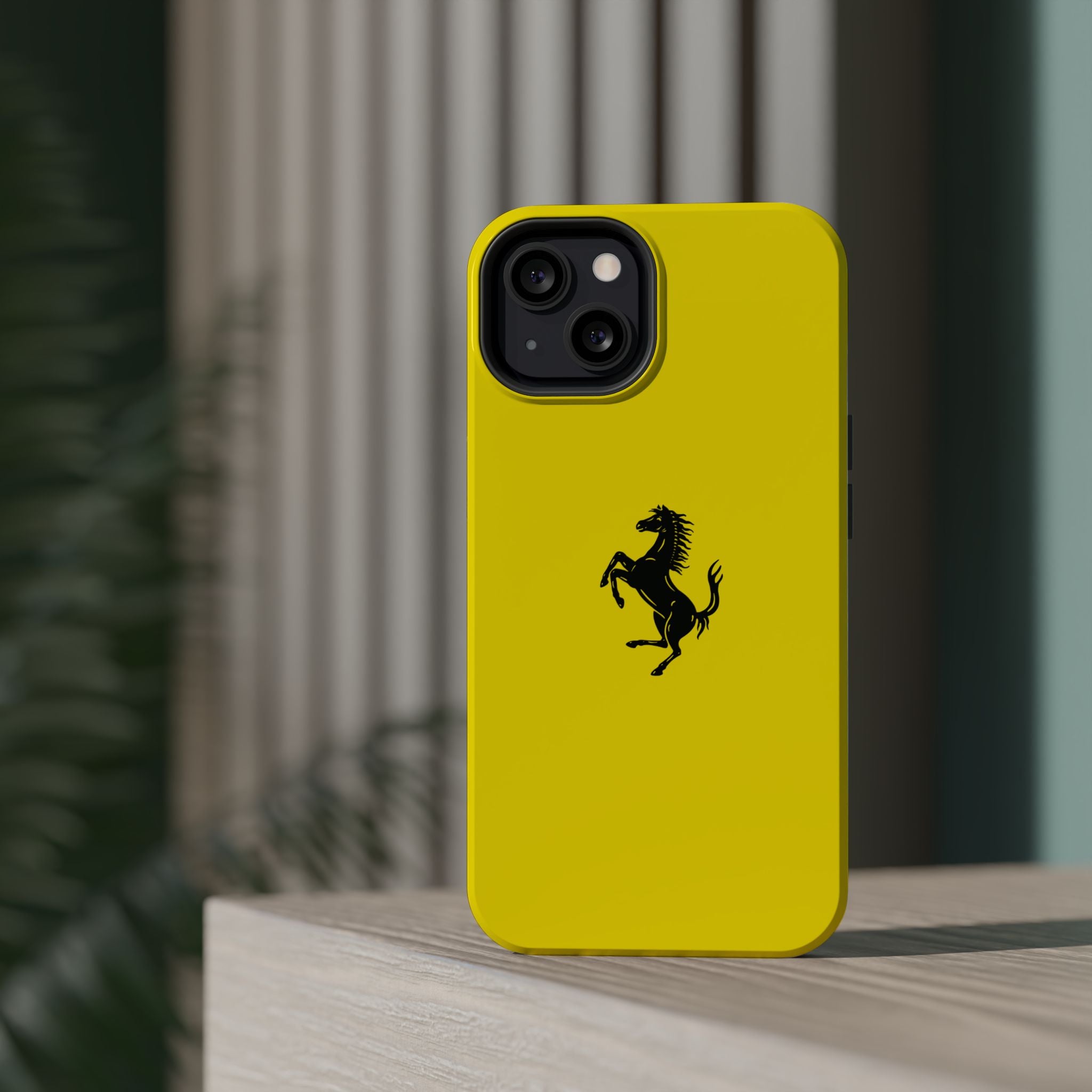 Ferrari horse Giallo Modena inspired Tough Cases